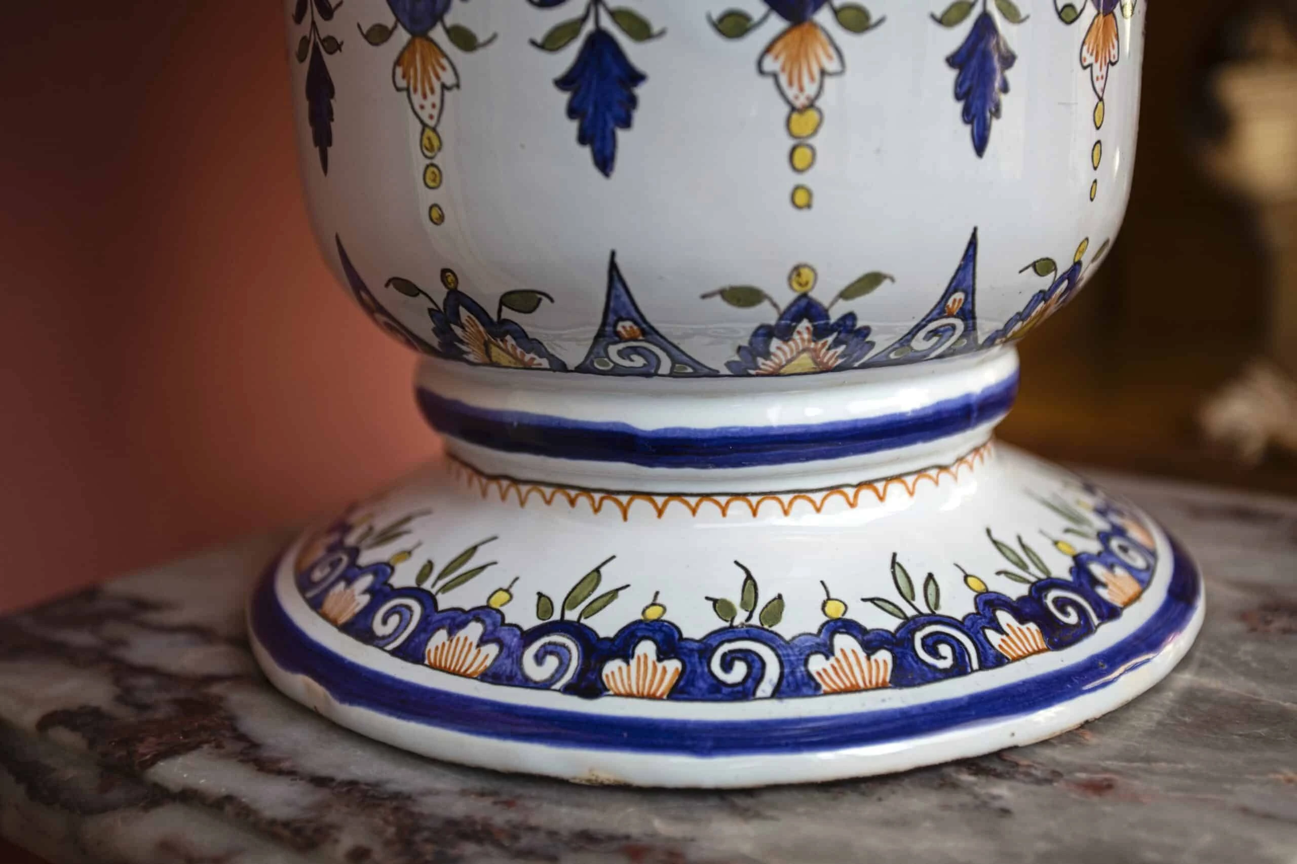 Delftská váza výška 55 cm