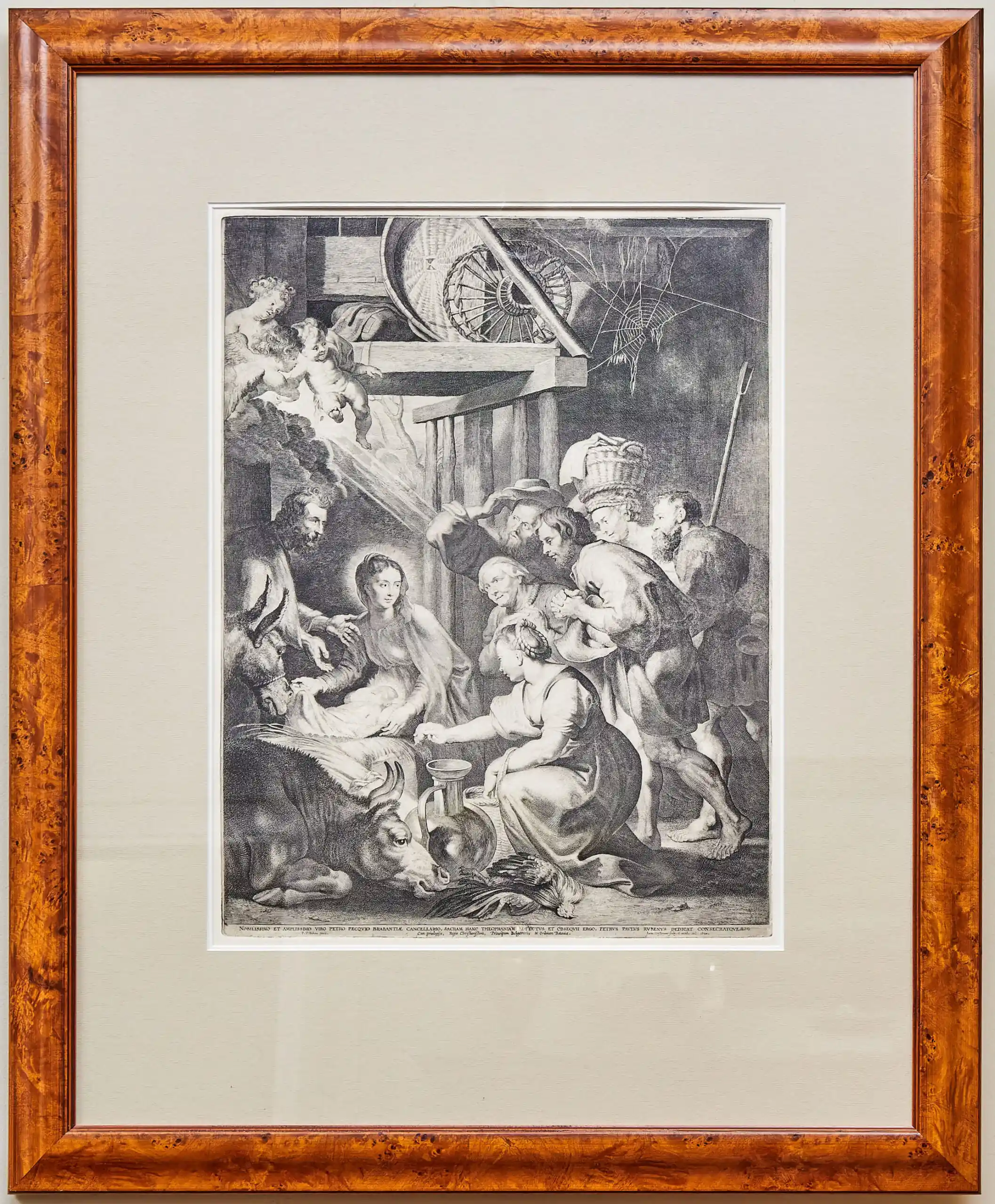 Mistrovská grafika podle Rubense – Adorace pastýřů (1620)