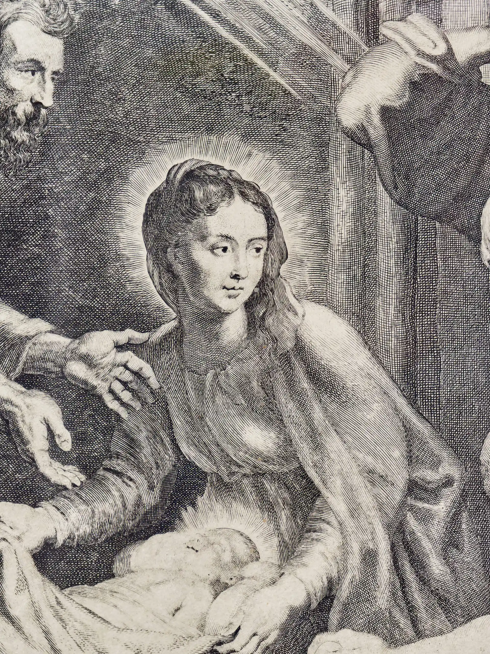 Mistrovská grafika podle Rubense – Adorace pastýřů (1620)