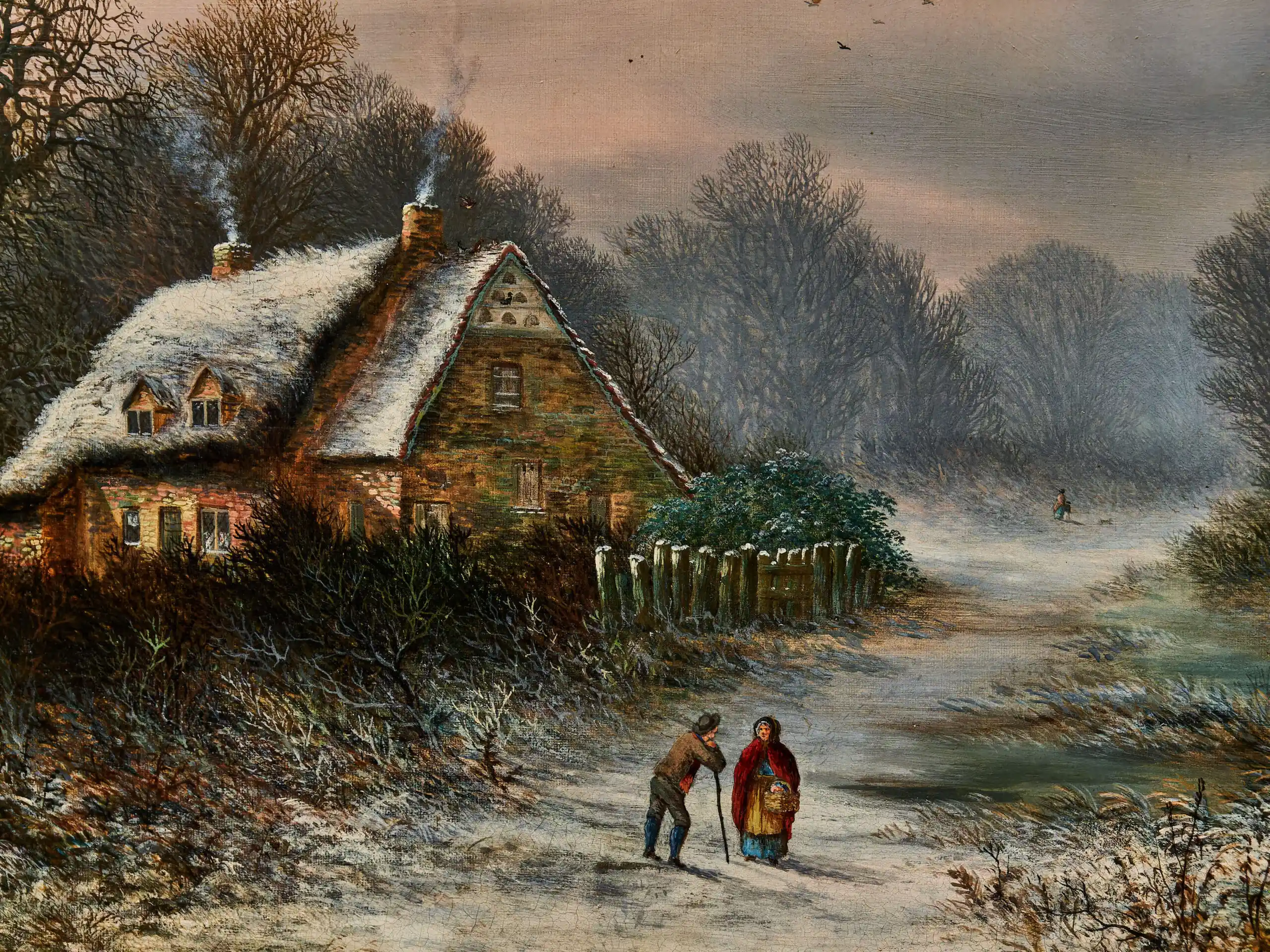 Charles Leaver (1824–1888) – Zimní krajina