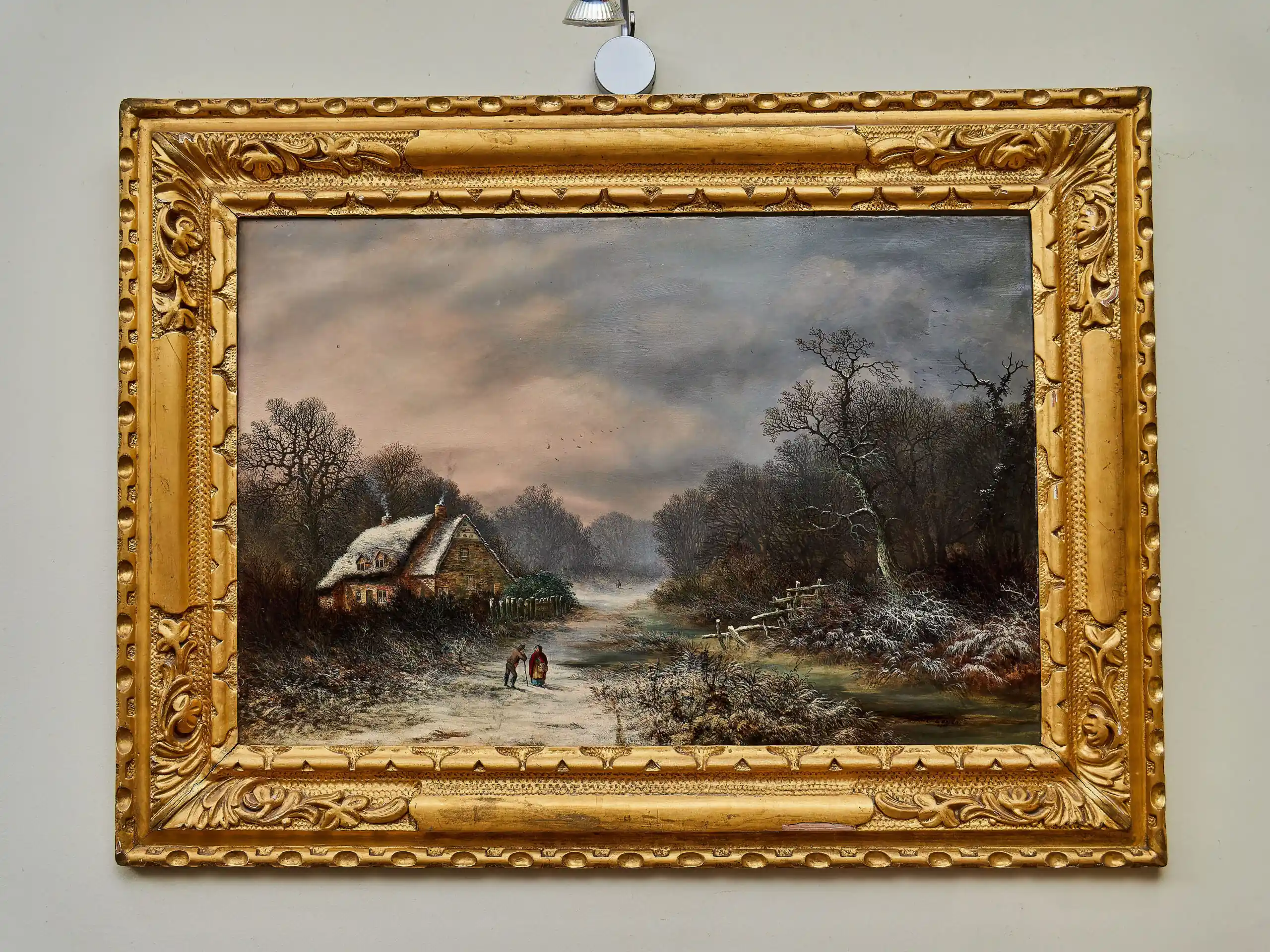 Charles Leaver (1824–1888) – Zimní krajina