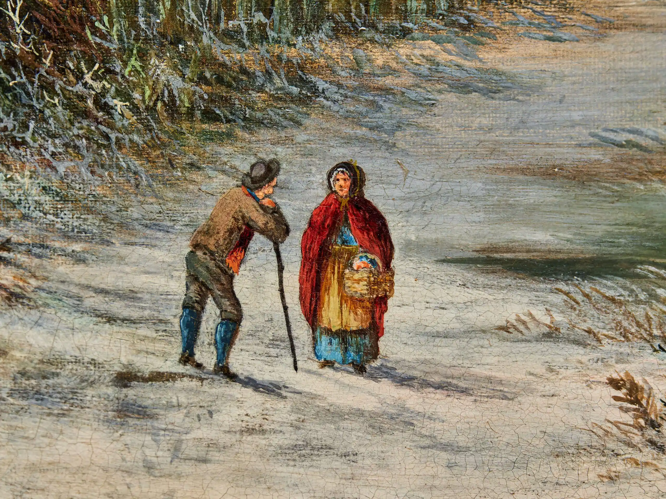 Charles Leaver (1824–1888) – Zimní krajina