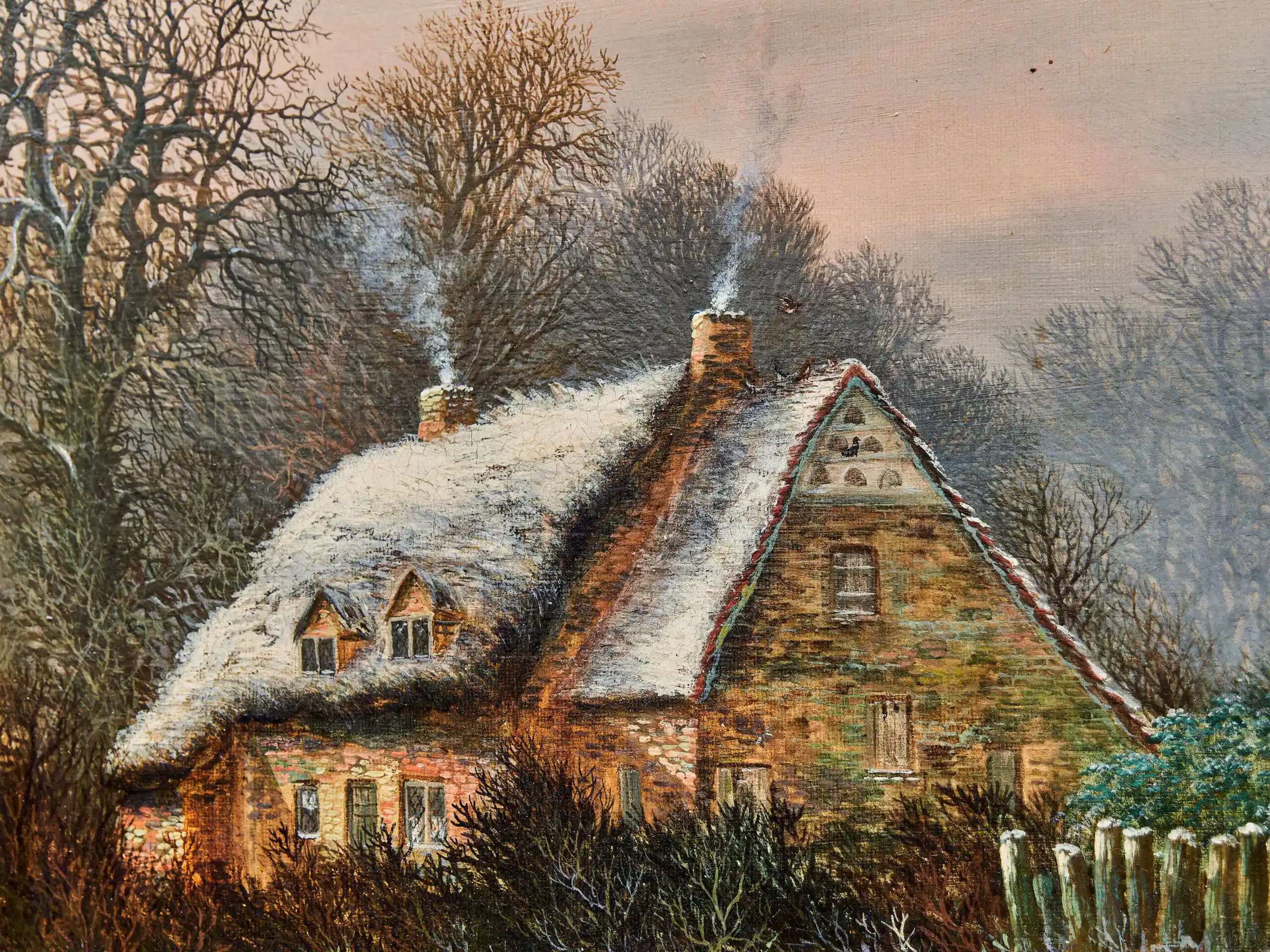 Charles Leaver (1824–1888) – Zimní krajina