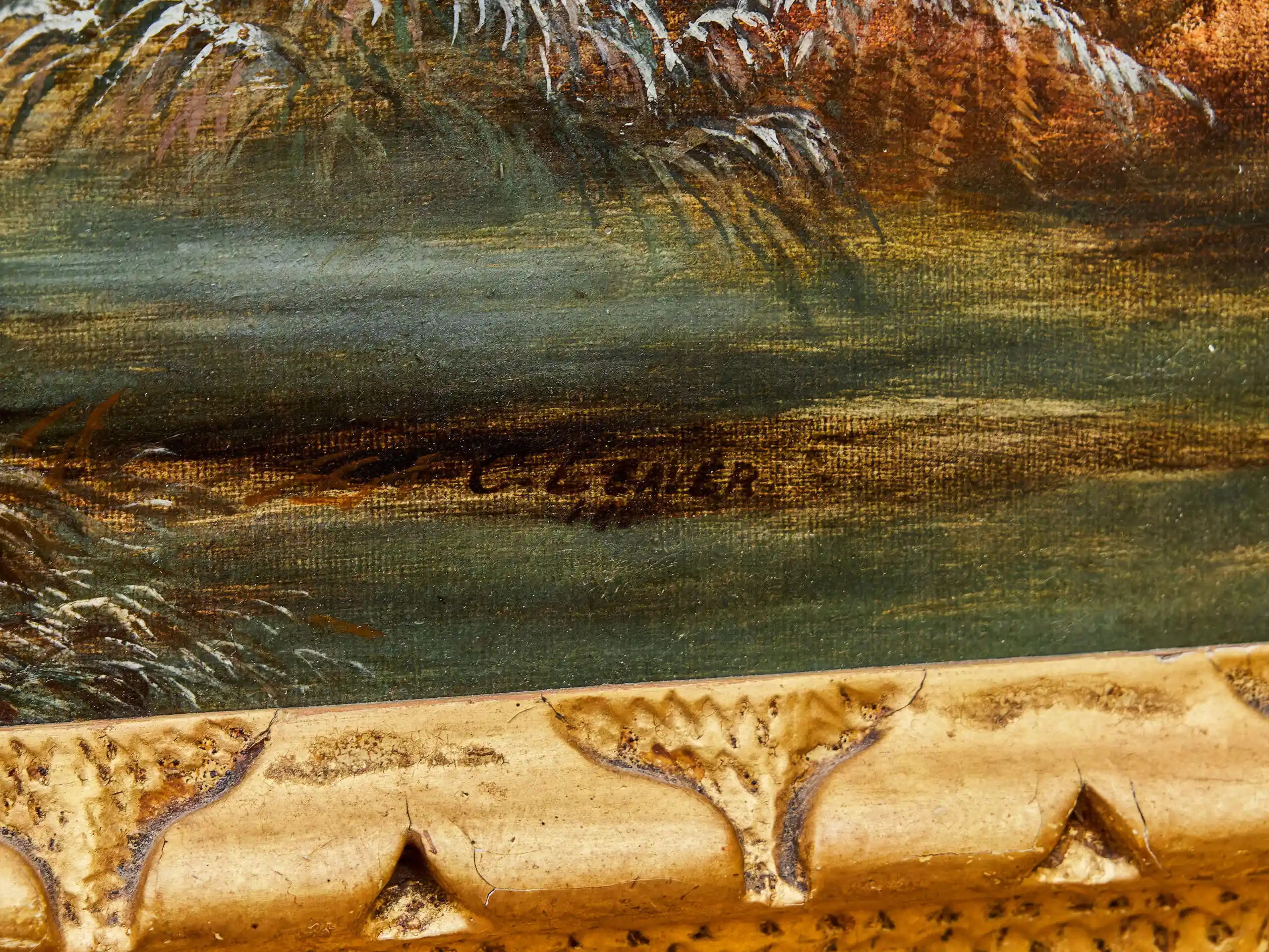 Charles Leaver (1824–1888) – Zimní krajina