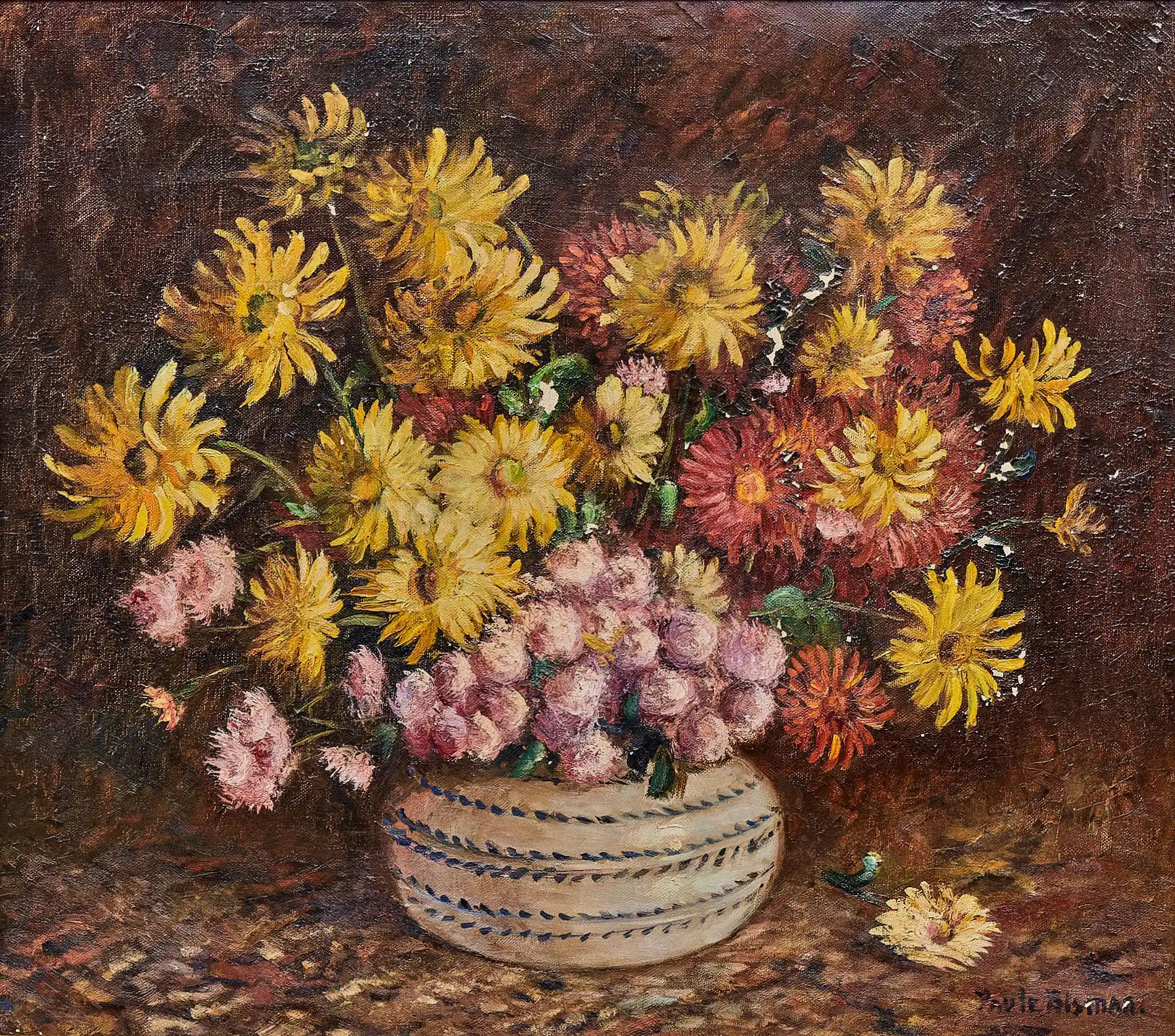 Paule Bisman (1897–1973) – Květinové zátiší