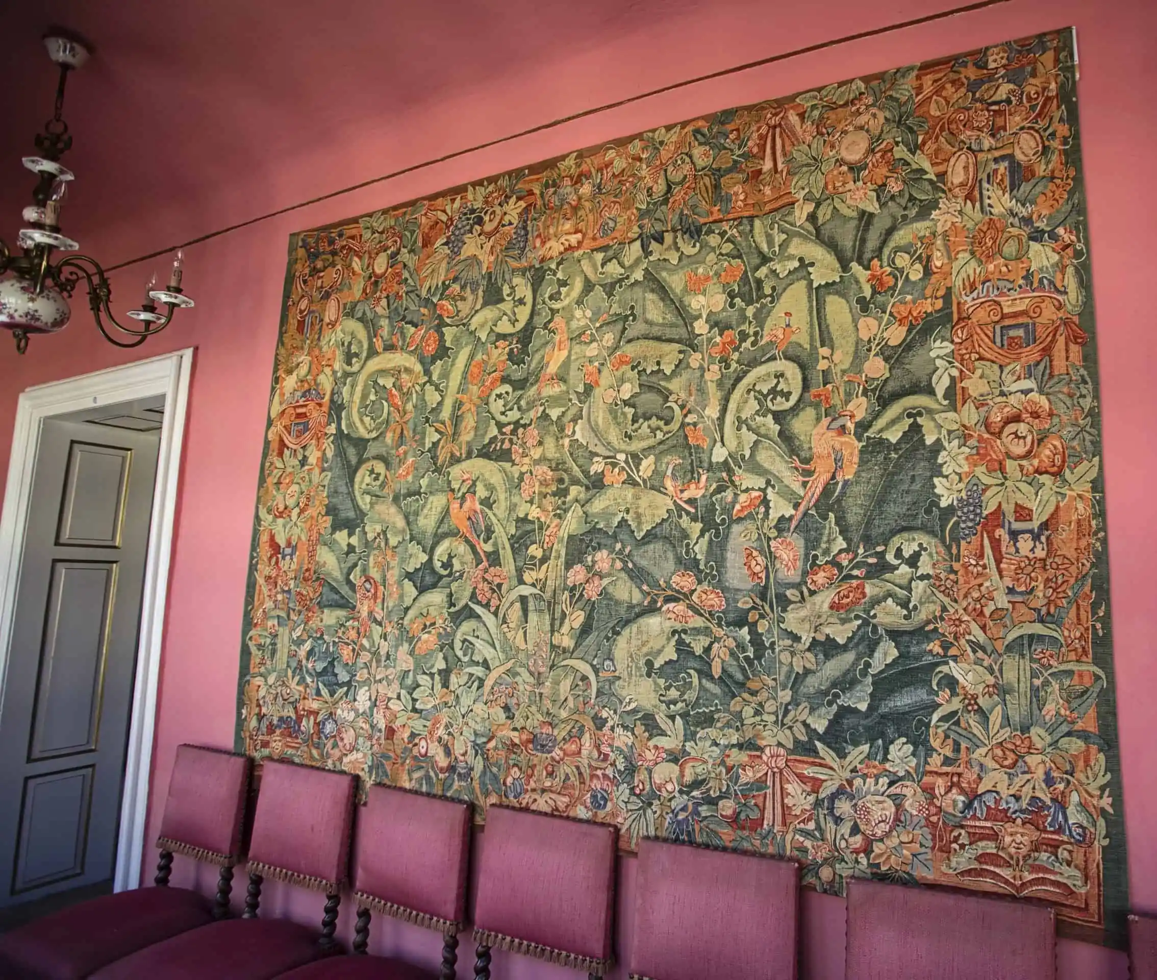 Vlámská historická tapiserie (gobelín)