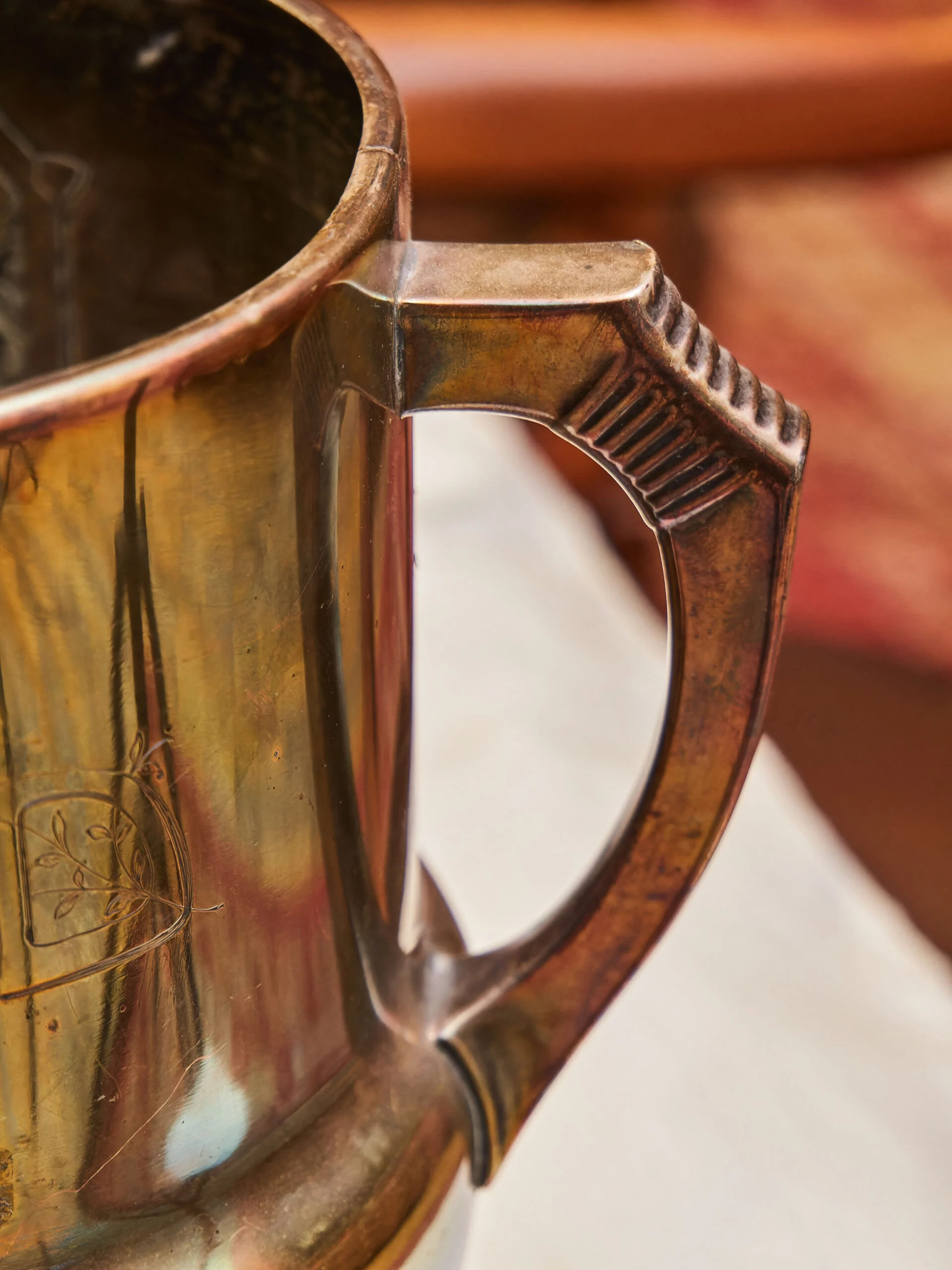 Secesní chladič na víno / šampaňské. Značený