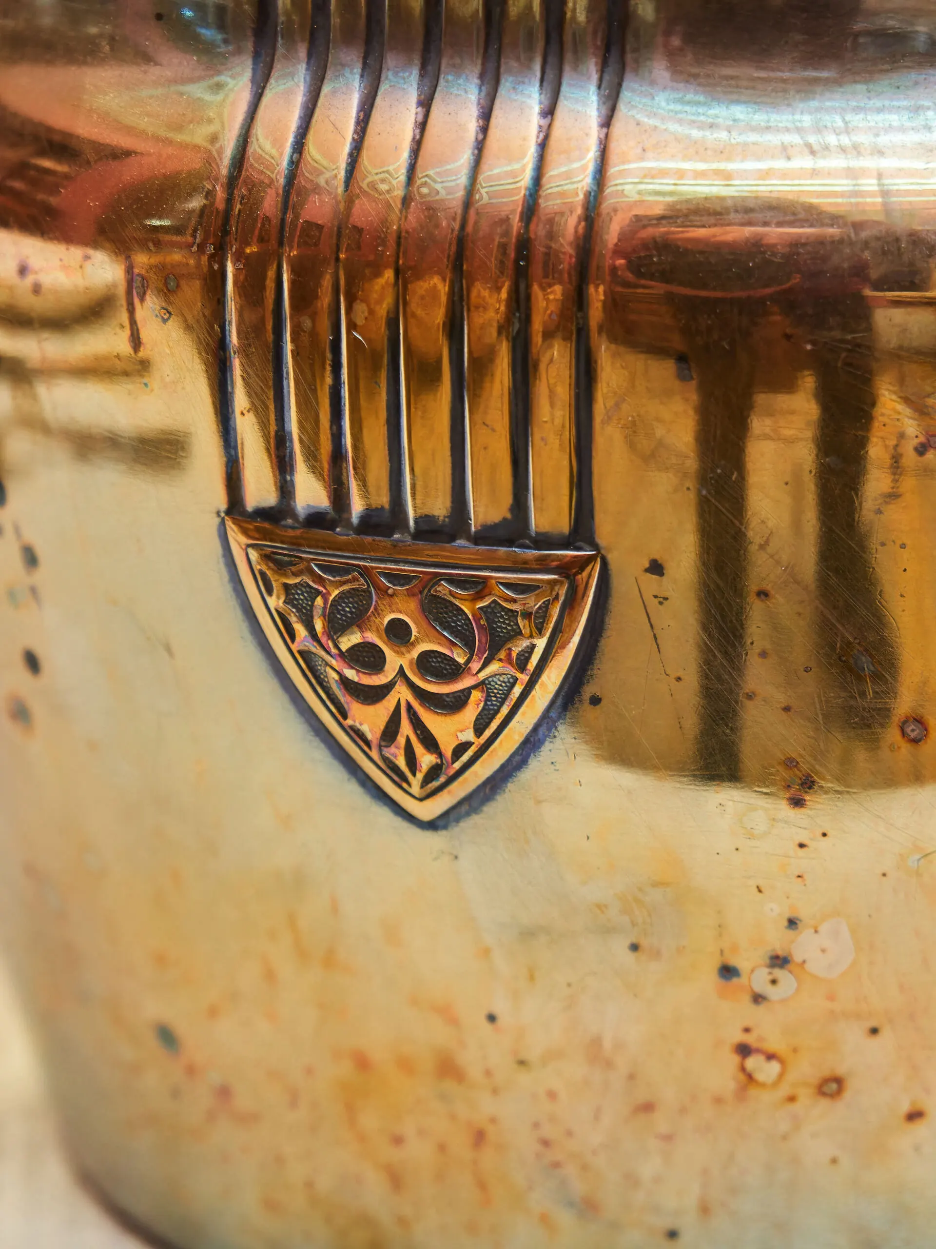 Secesní chladič na víno / šampaňské. Značený