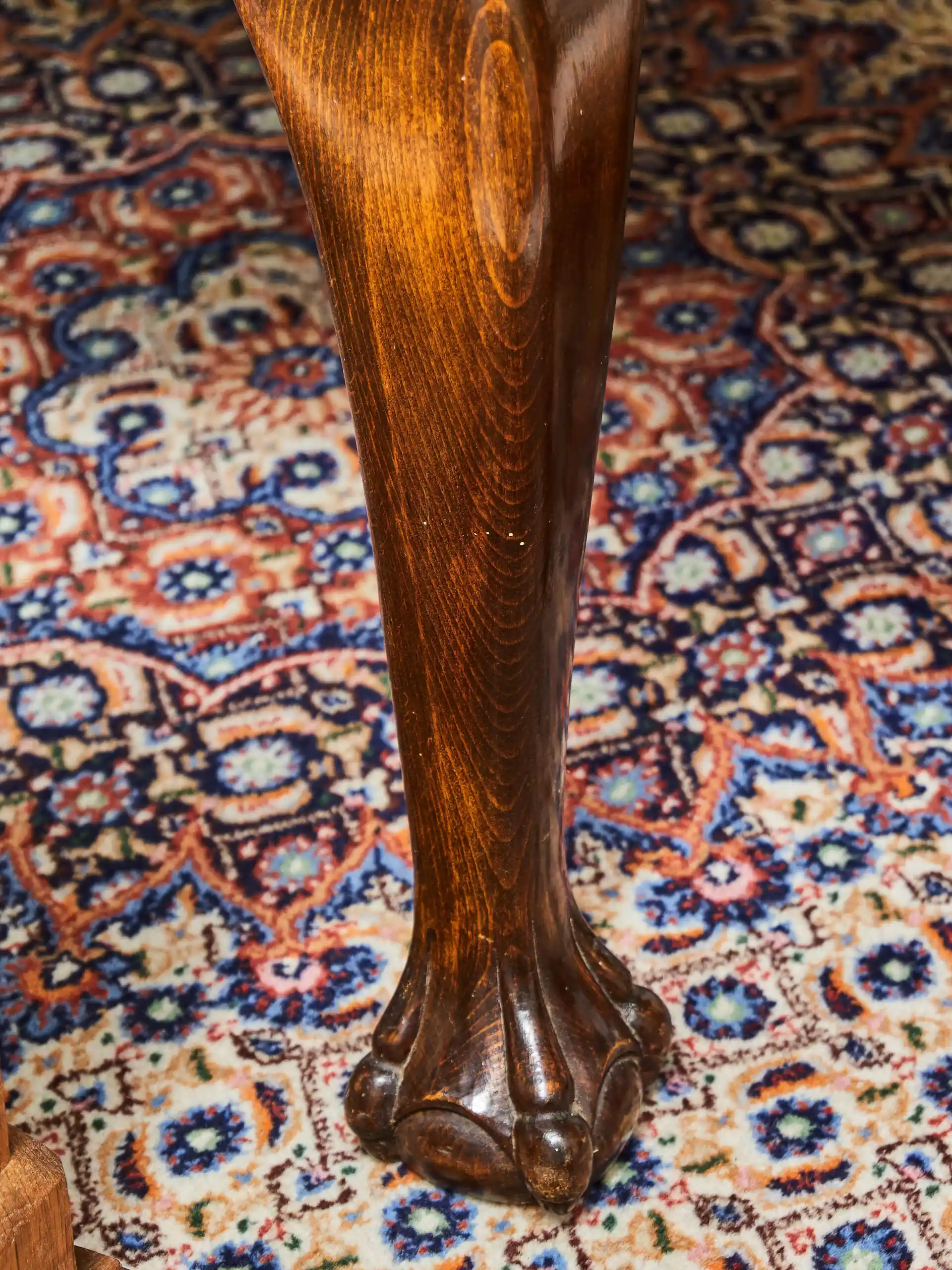 Anglický konferenční stolek rozkládací na jídelní