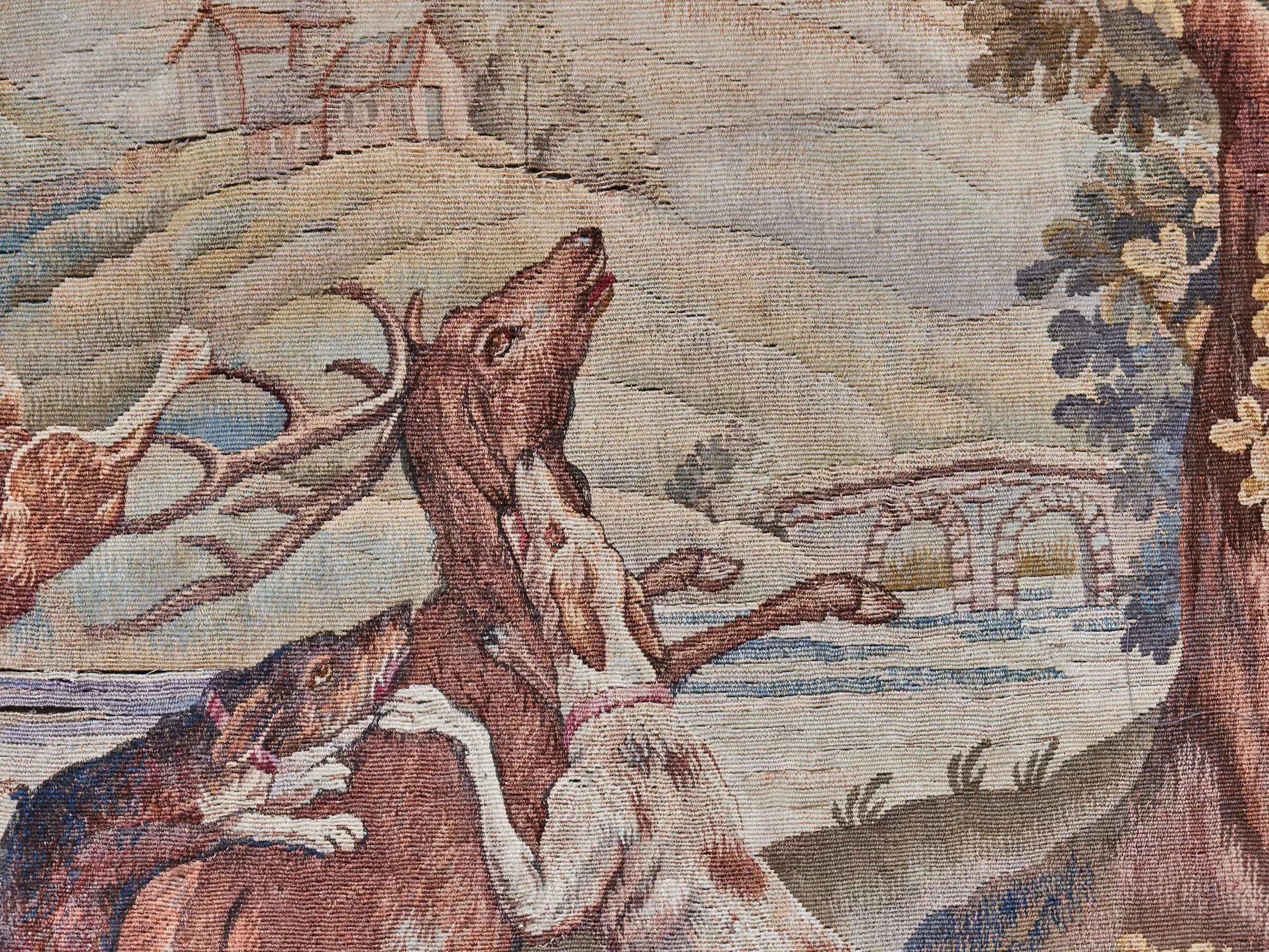 Nástěnná tapiserie – hon na jelena 163 X 181 cm