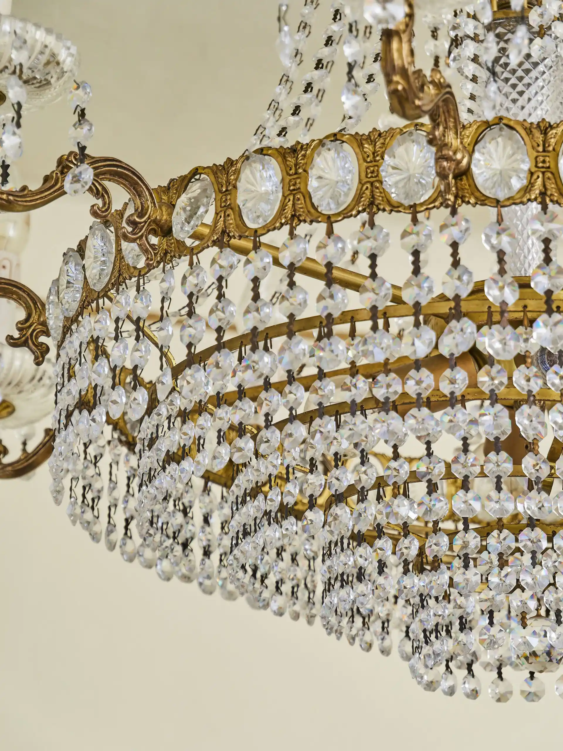 Luxusní křišťálový na lustr 14 žárovek