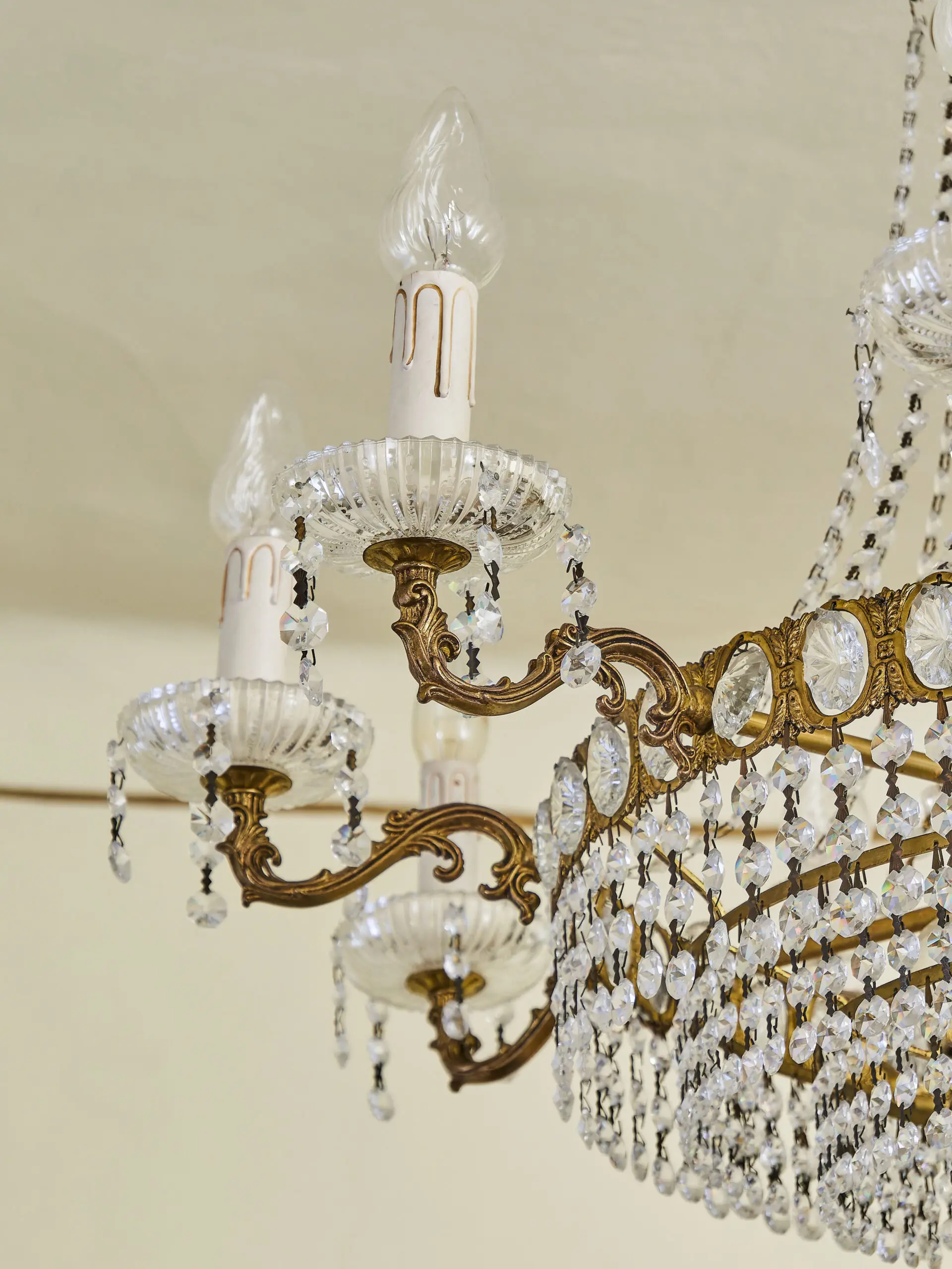 Luxusní křišťálový na lustr 14 žárovek