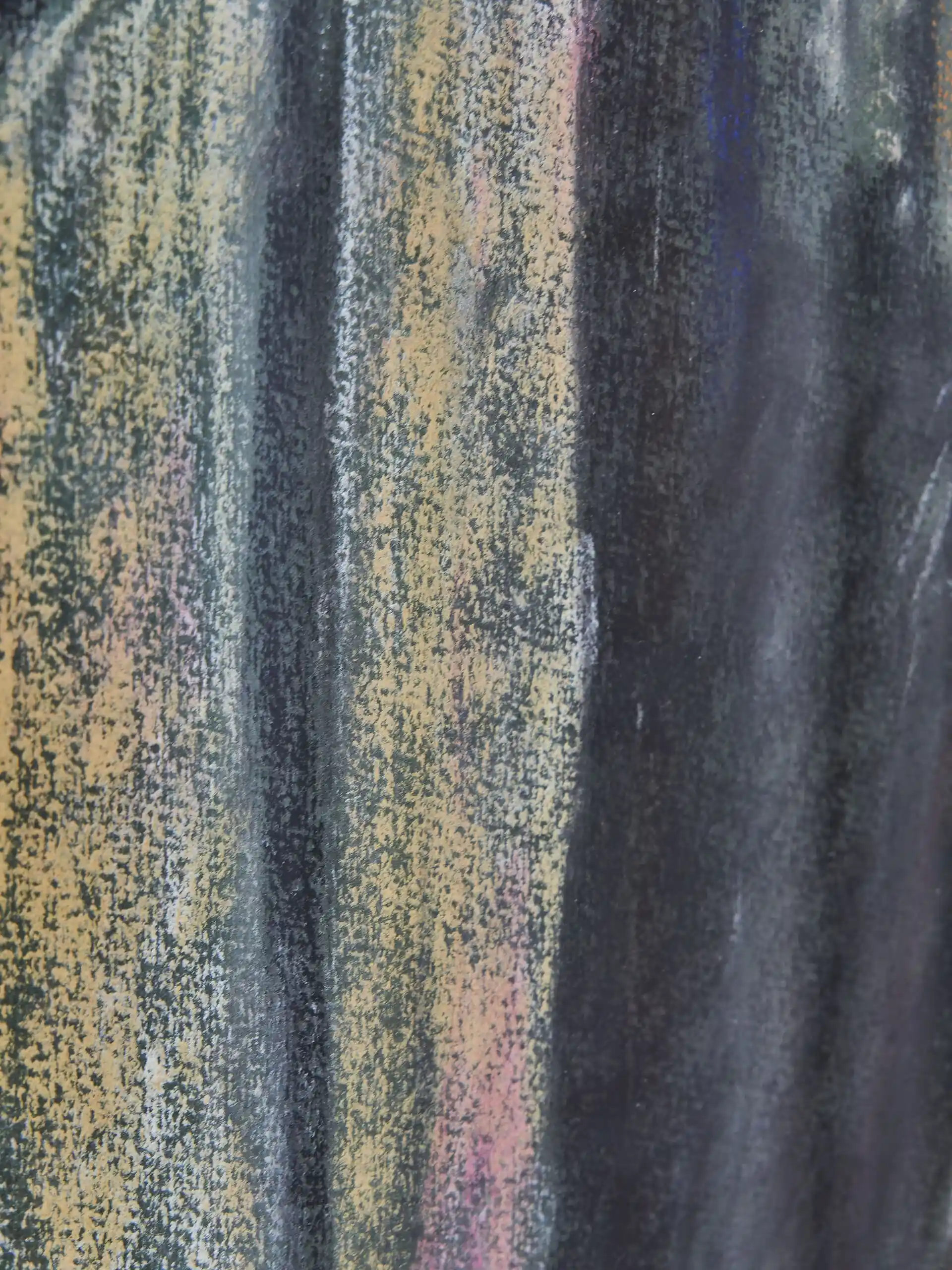 Krásný velký akvarelový obraz. Signovaný