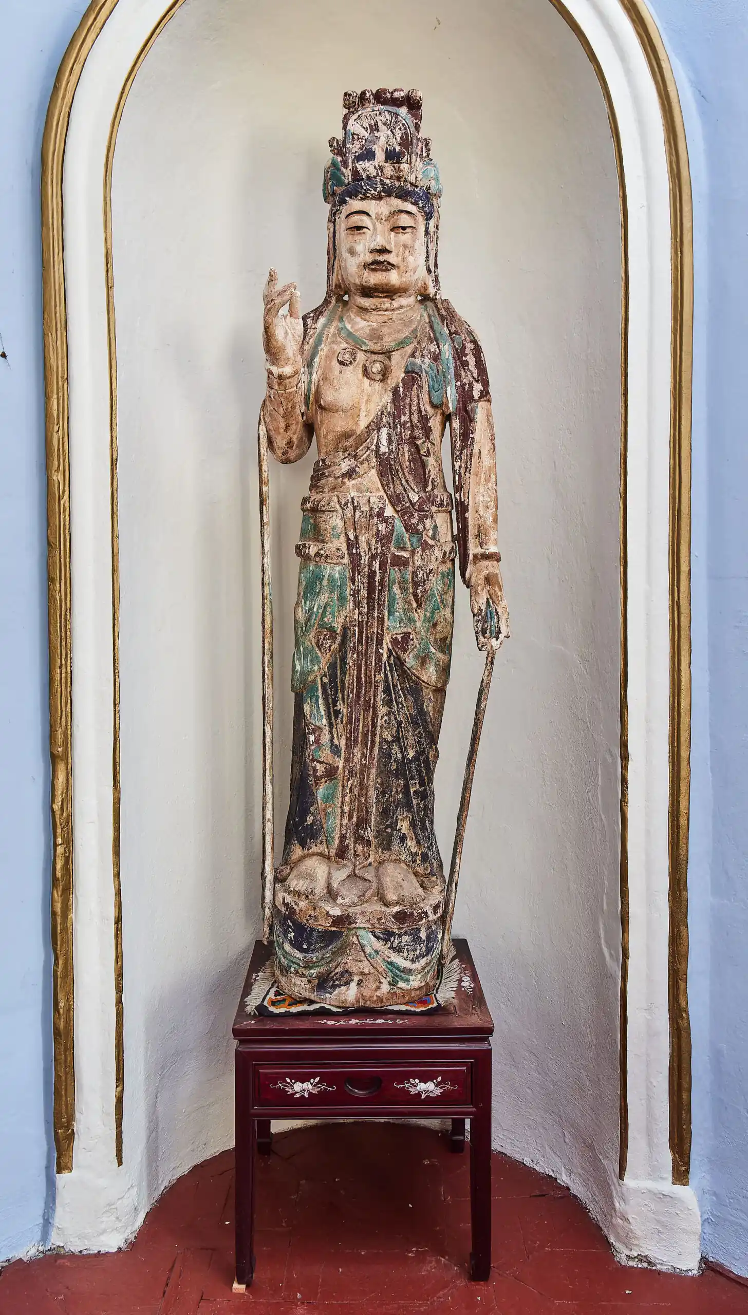 Velká čínská socha Guanyin 2 metry