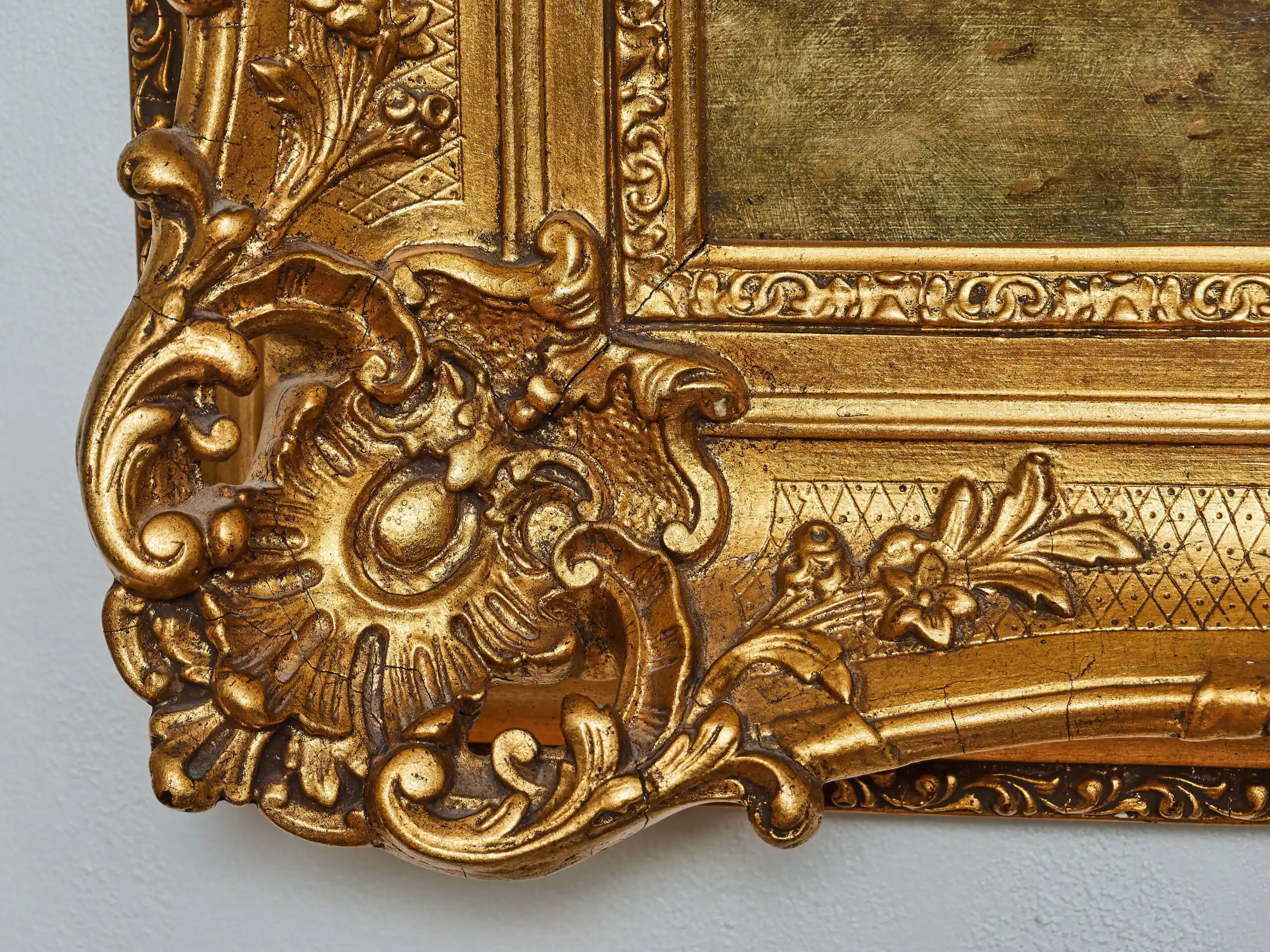 Klidná vodní krajina s plachetnicemi Signováno