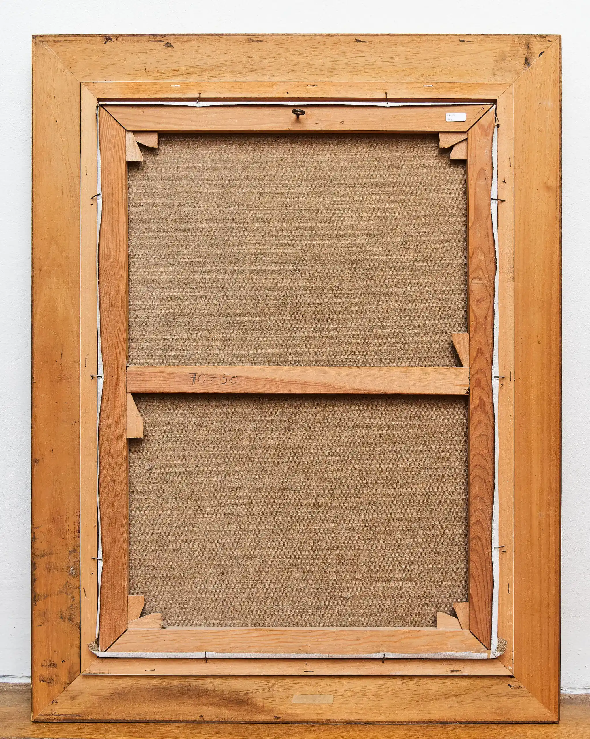 Akt v přírodě, olej na plátně. Claes