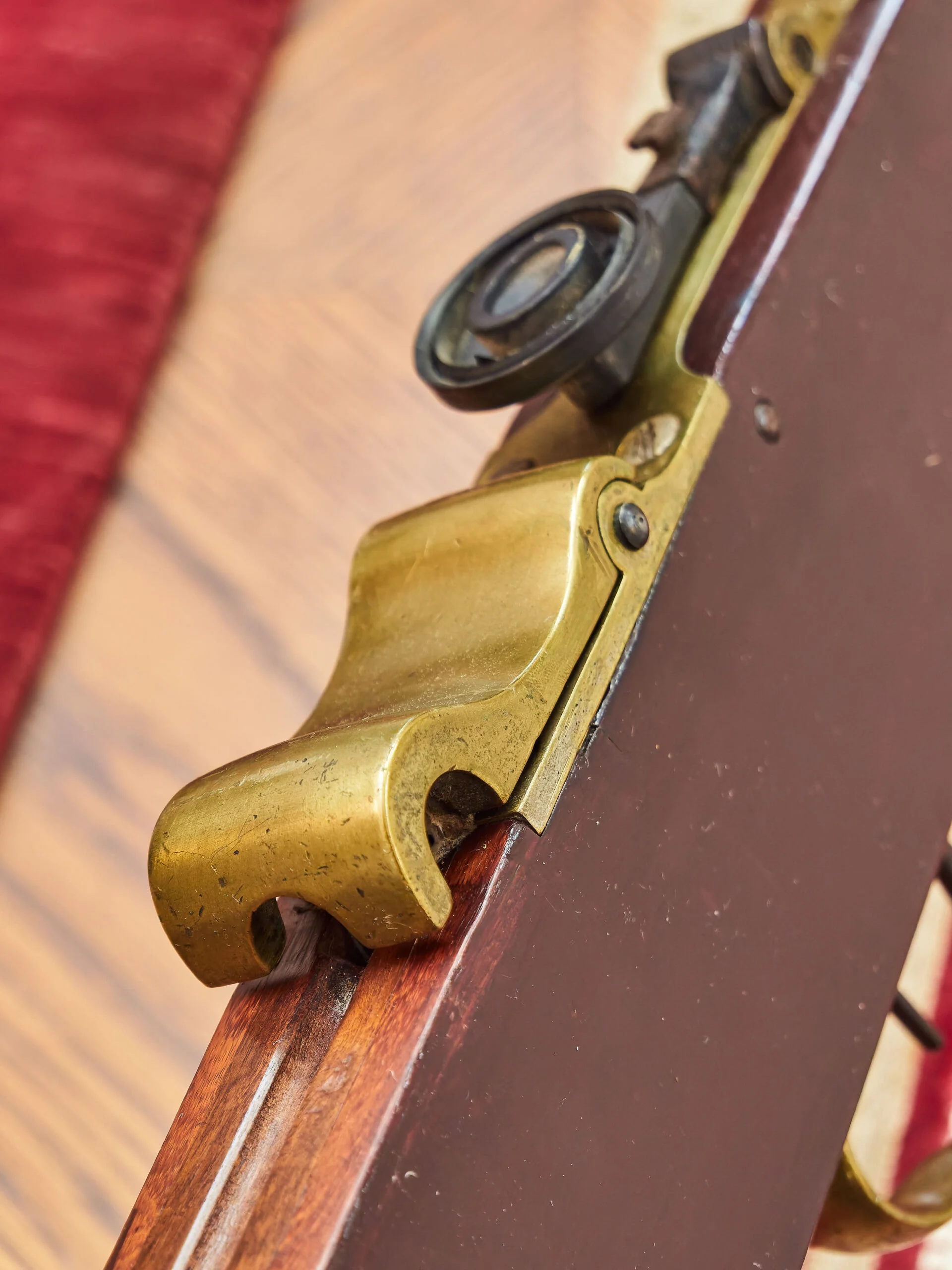 Hradební kuše s napínákem – belgická výroba, 19. století