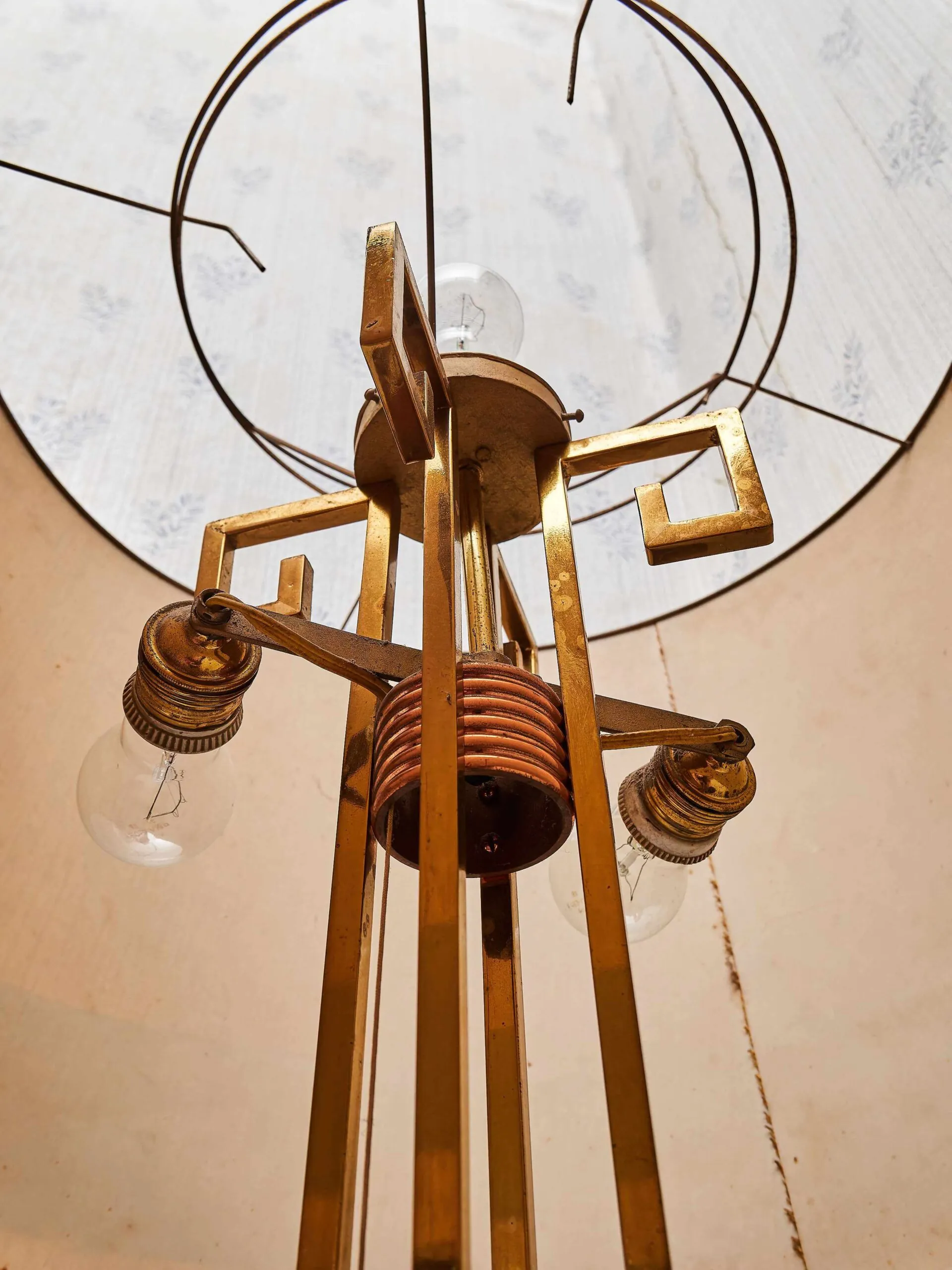 Originální stojací lampa Art Deco