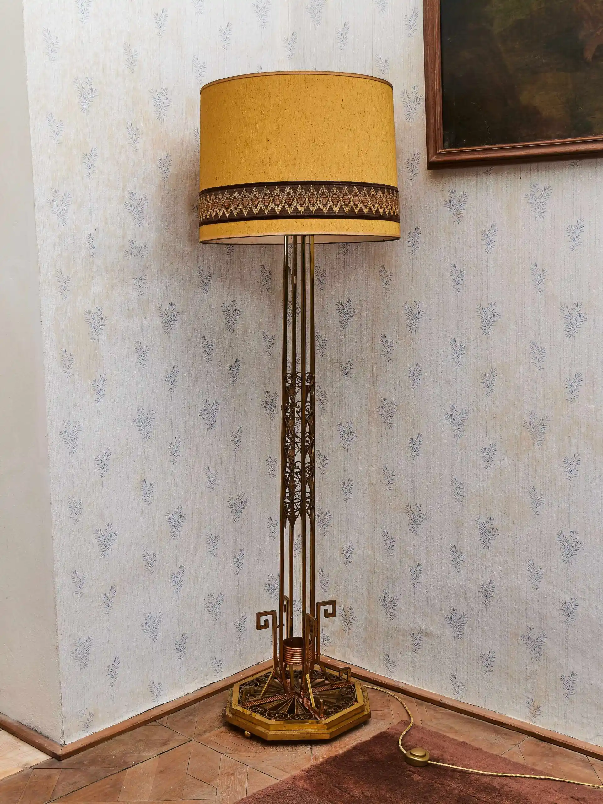 Originální stojací lampa Art Deco