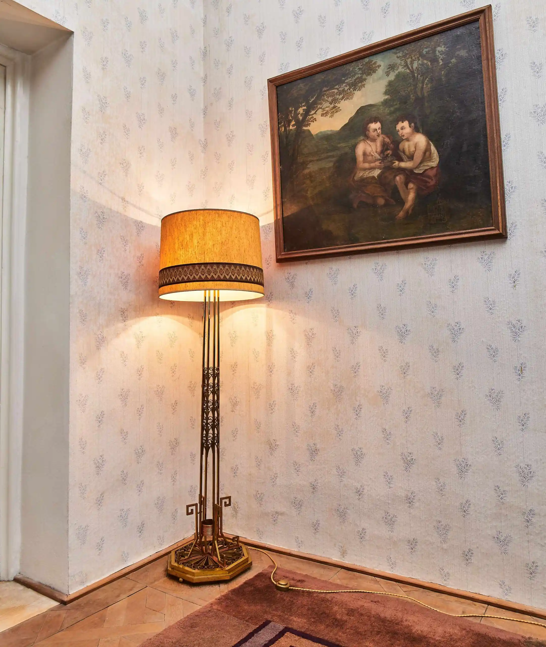 Originální stojací lampa Art Deco