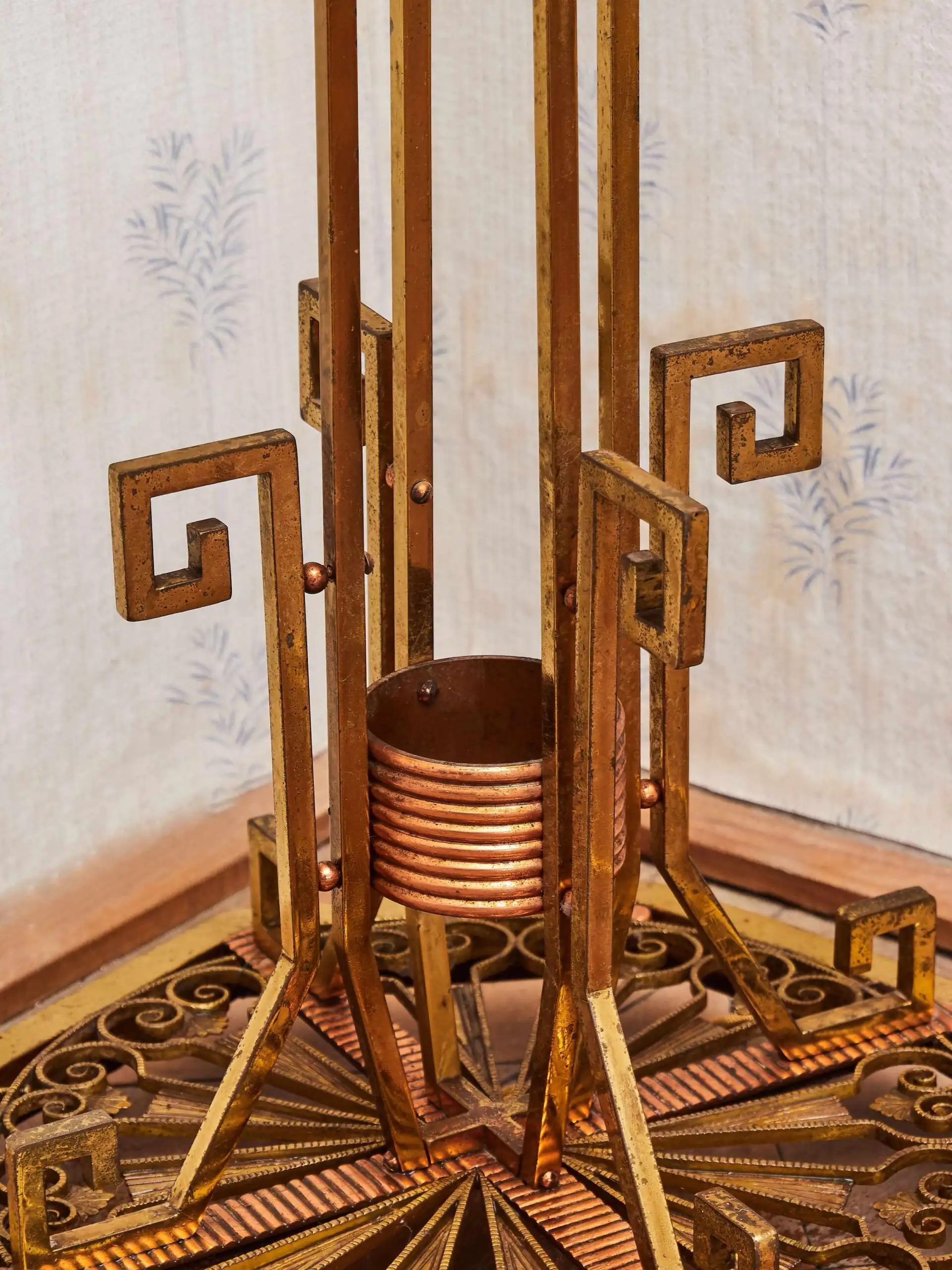 Originální stojací lampa Art Deco