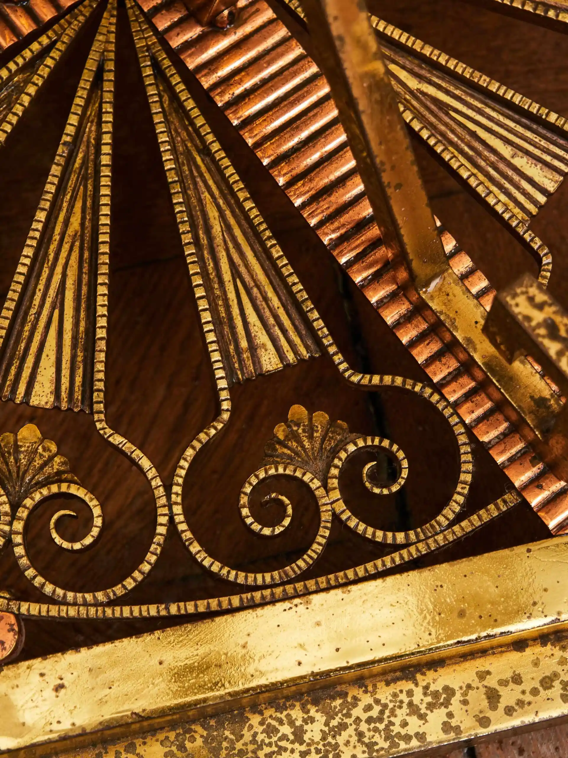 Originální stojací lampa Art Deco