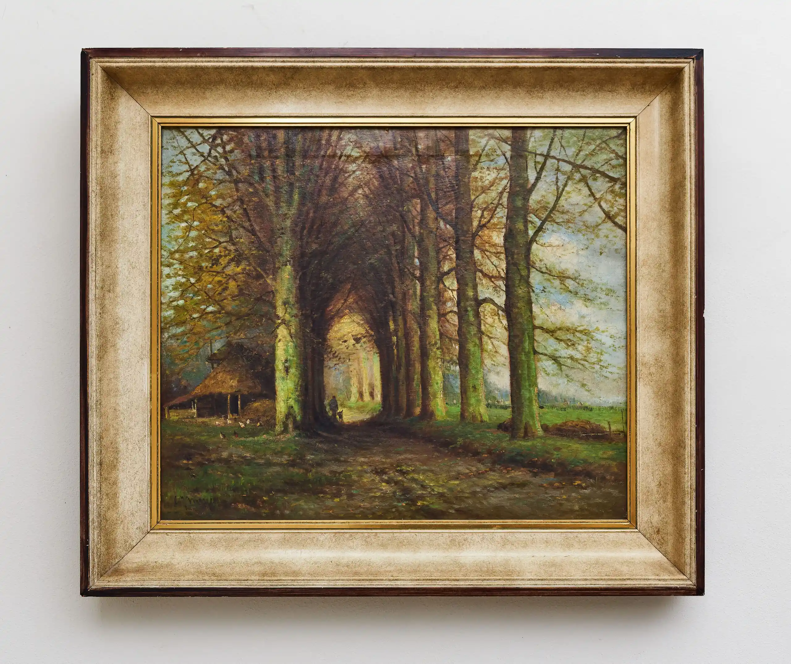 Alej světla – romantická krajinomalba s chalupou