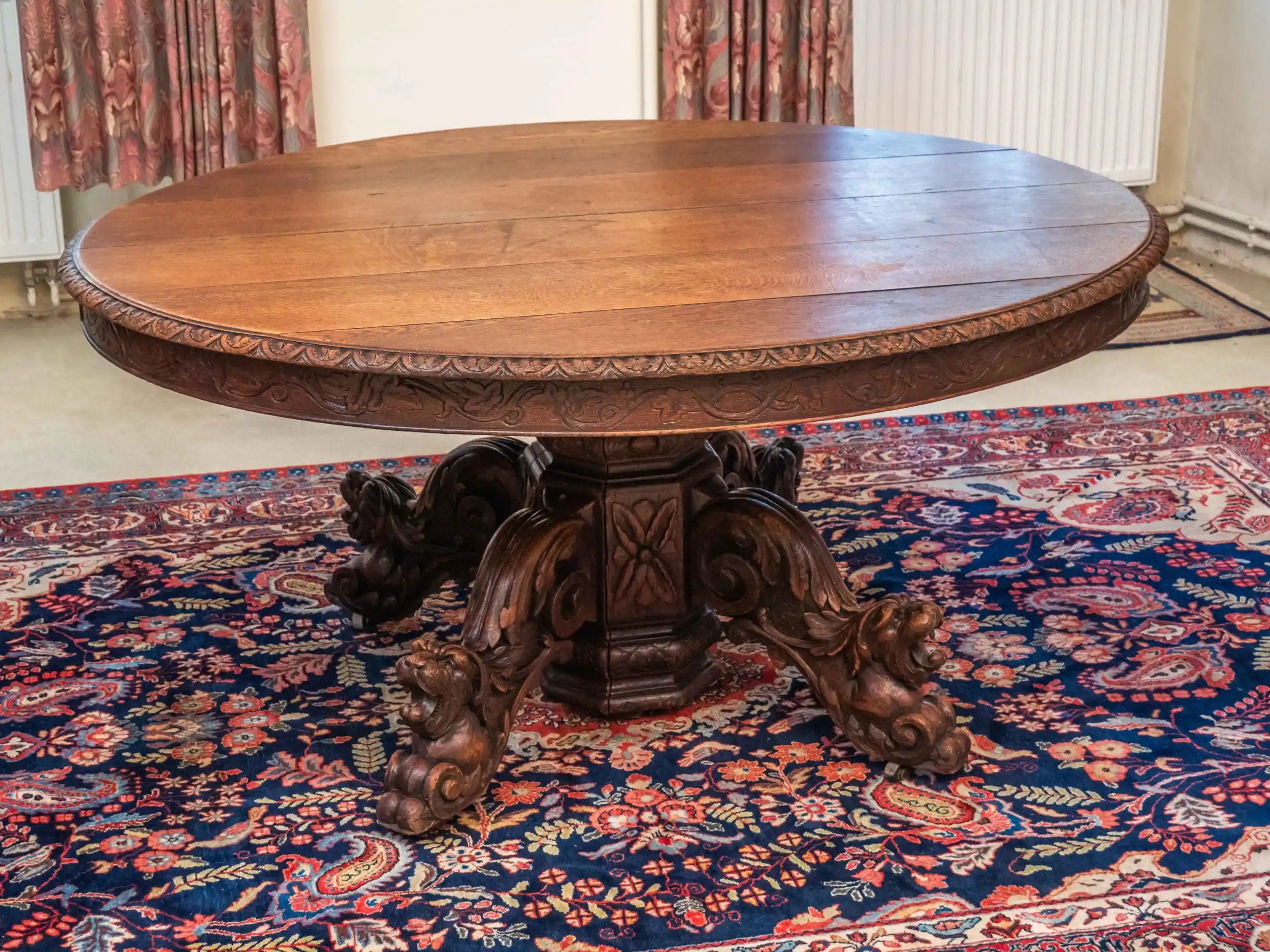 Rozkládací lovecký stůl z dubu