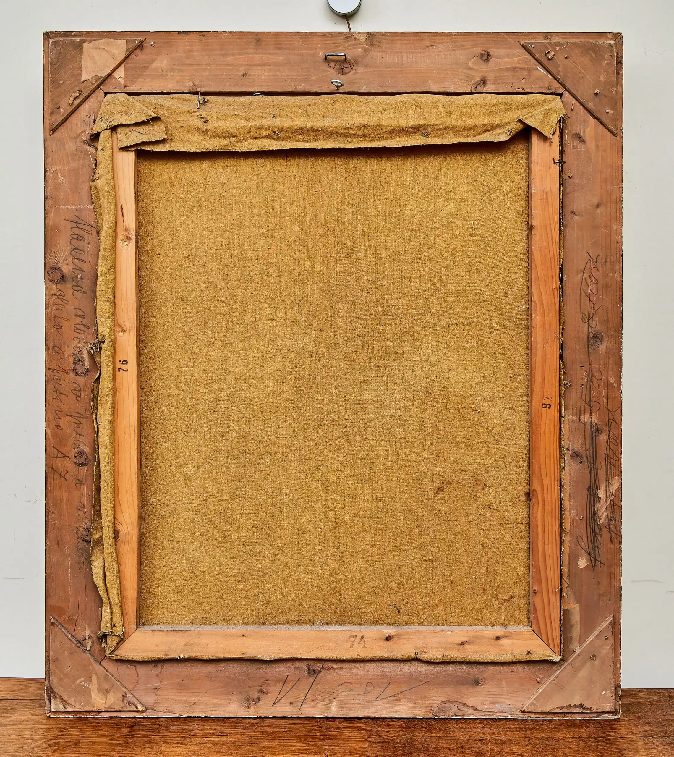 Chlapec s košíkem třešní – olejomalba, signováno a datováno 1960