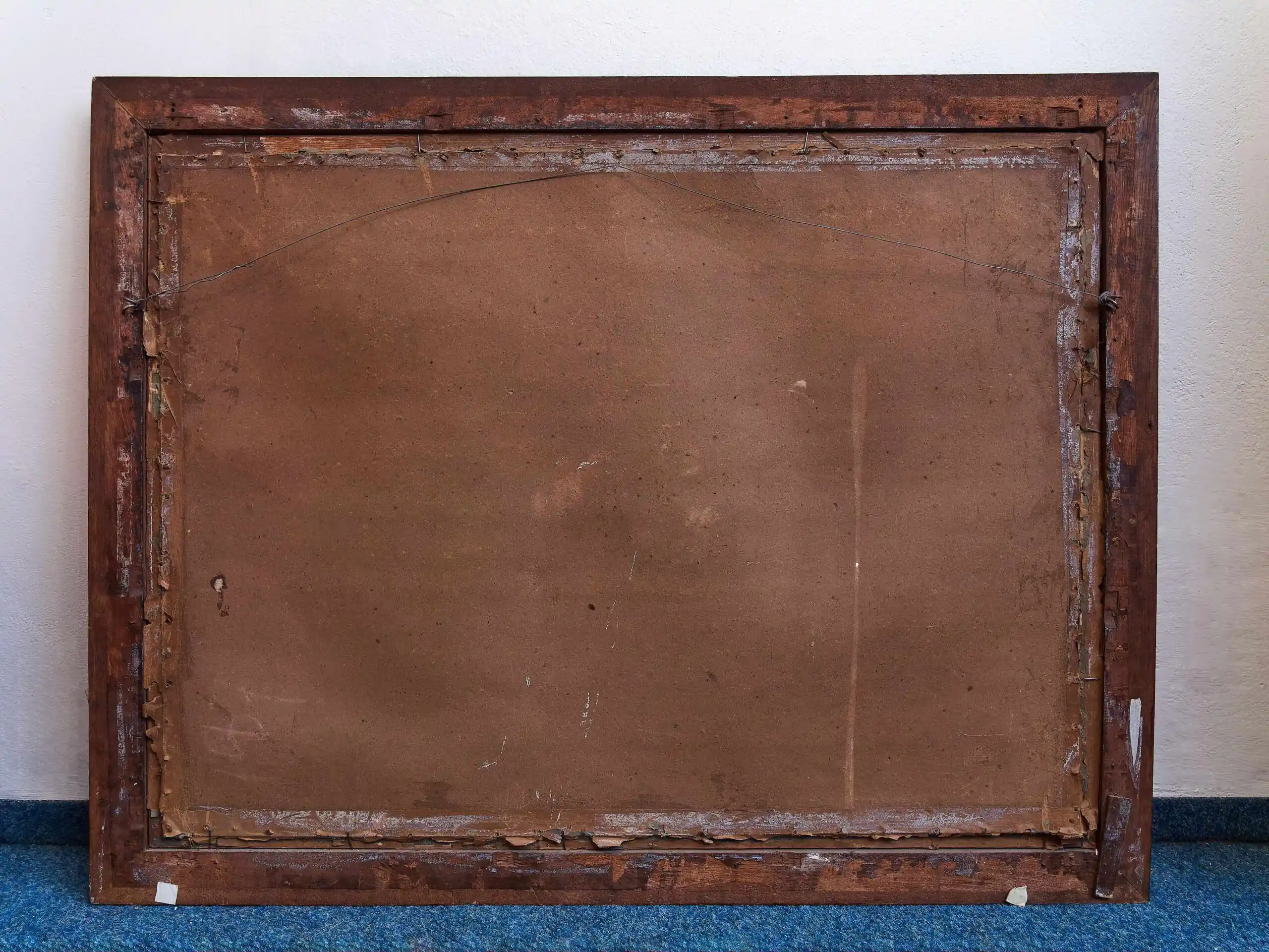 Obraz „Mittag in der Heide“ – krajina s břízami od H. Schmidta