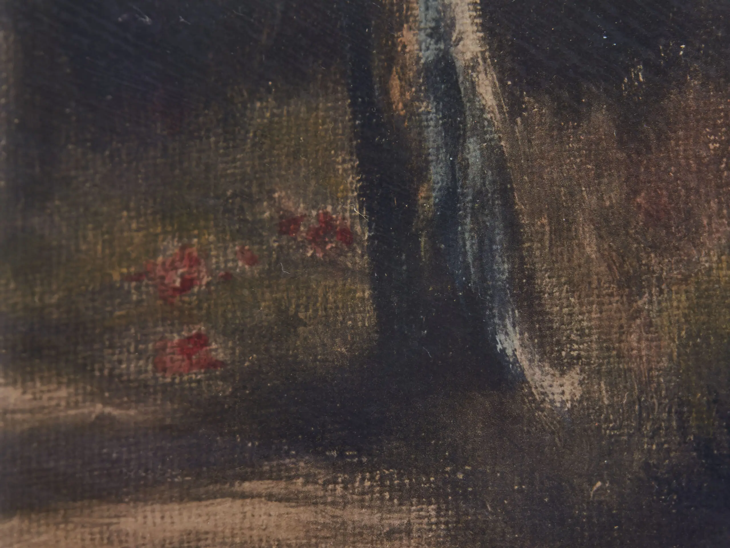 Obraz „Mittag in der Heide“ – krajina s břízami od H. Schmidta