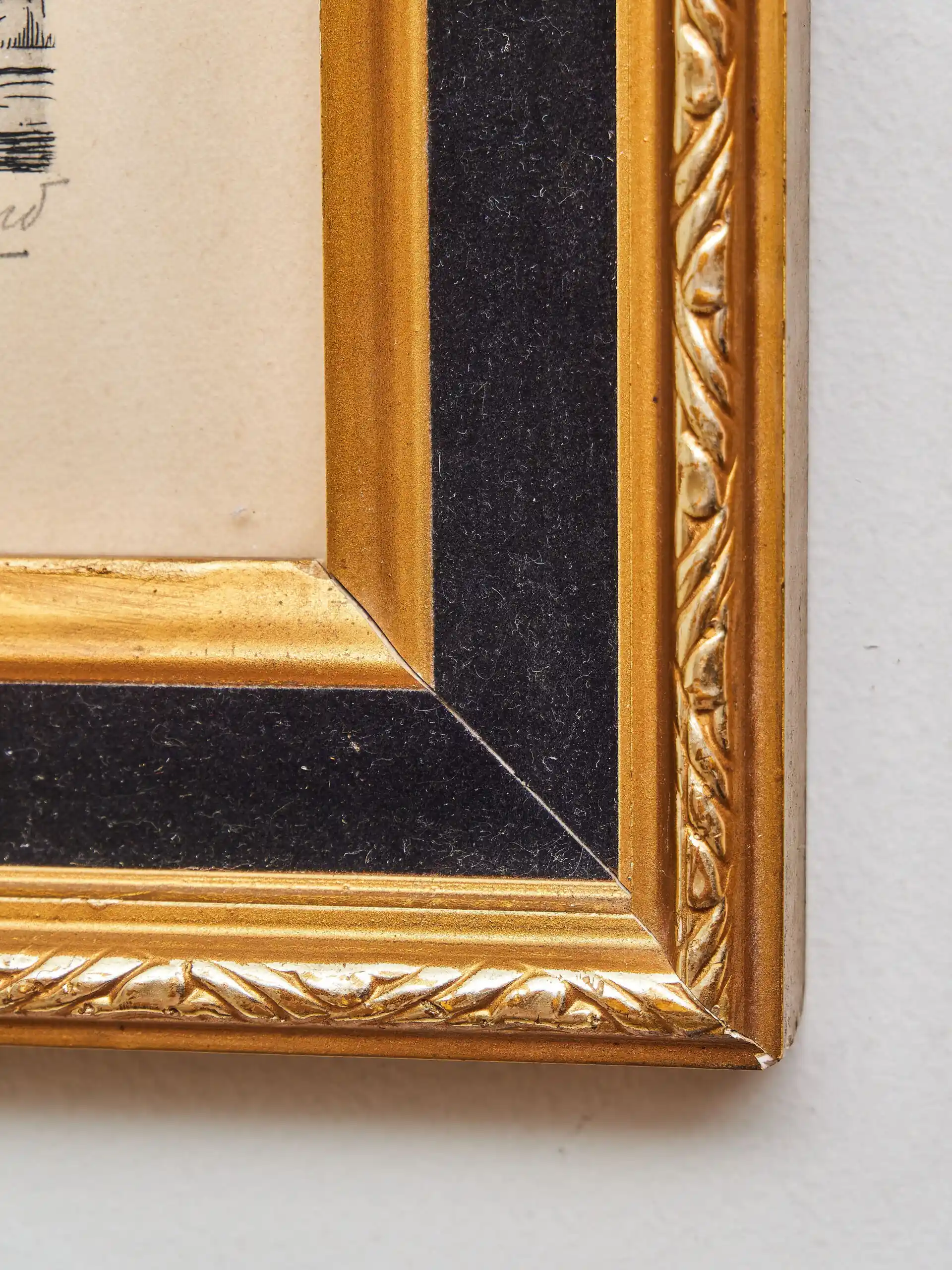 Bruggy – dvojice originálních kreseb tuší od Y. Briarna, kolem roku 1930