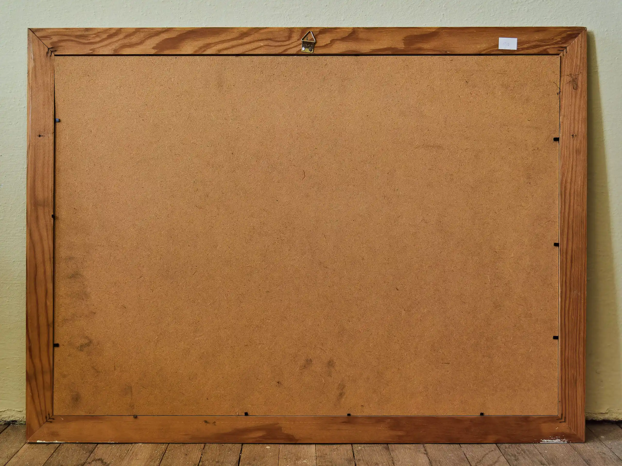 Barevná kresba – venkovská ulice s postavami a vozem, Van Gorp M.