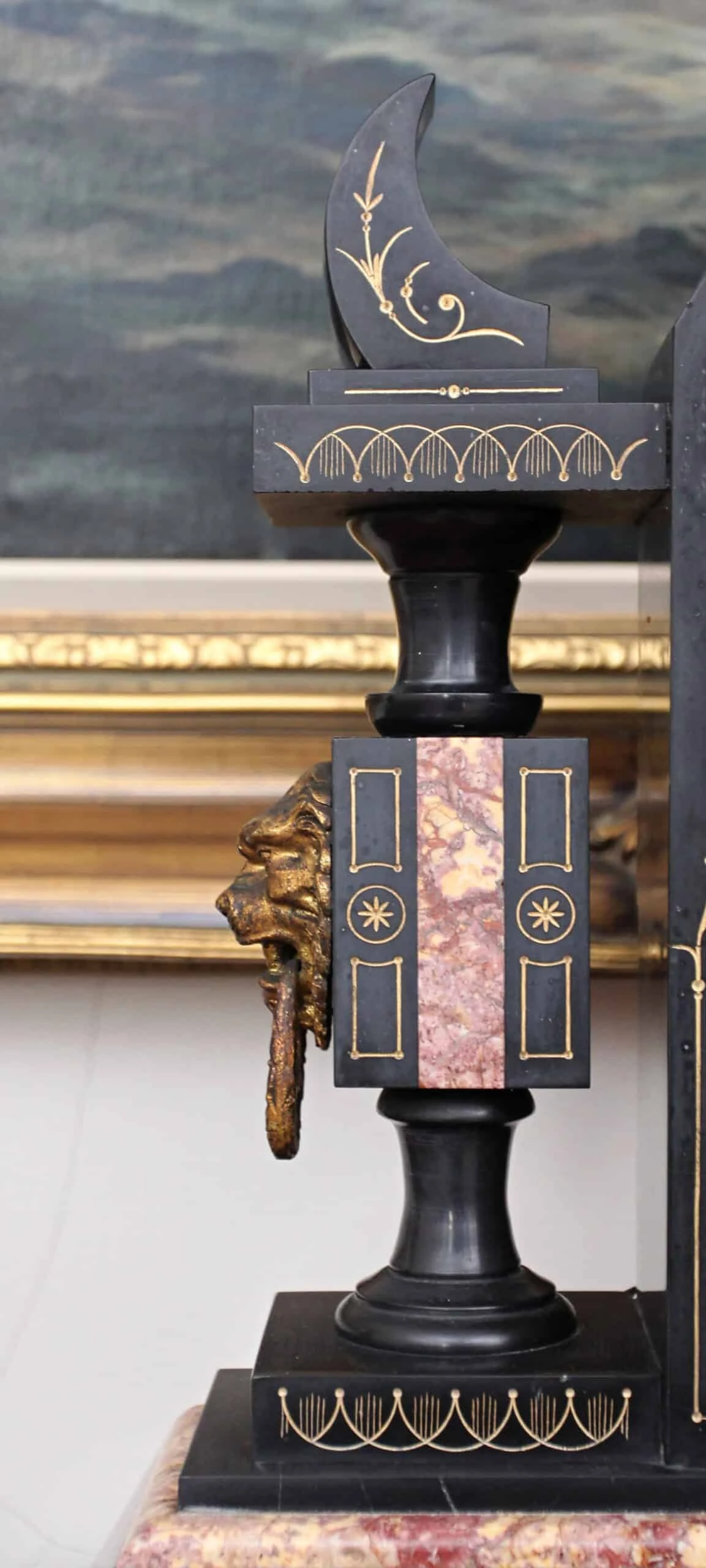 Starožitné třídílné Artdecové hodiny Reservé V.V.