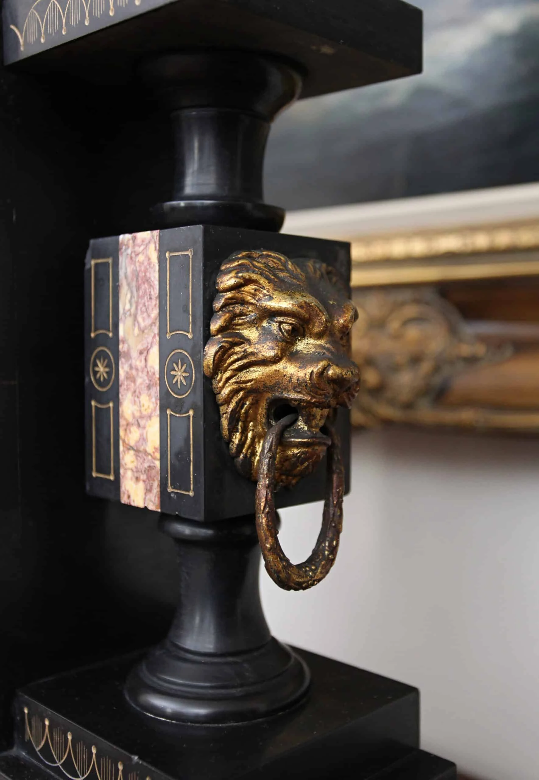 Starožitné třídílné Artdecové hodiny Reservé V.V.