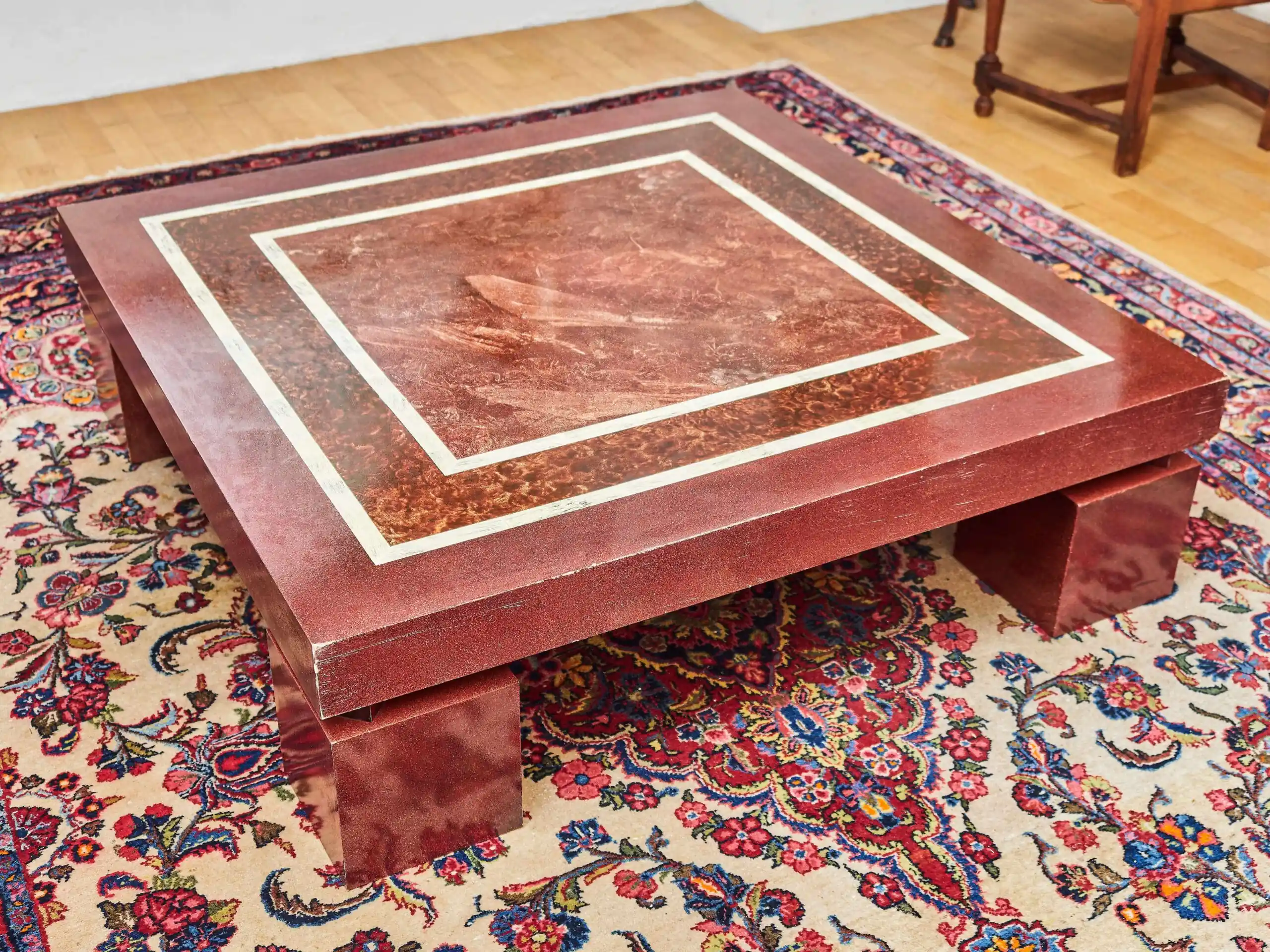 Designový konferenční stolek Maarten Van den Eynde – signovaný originál, 2001