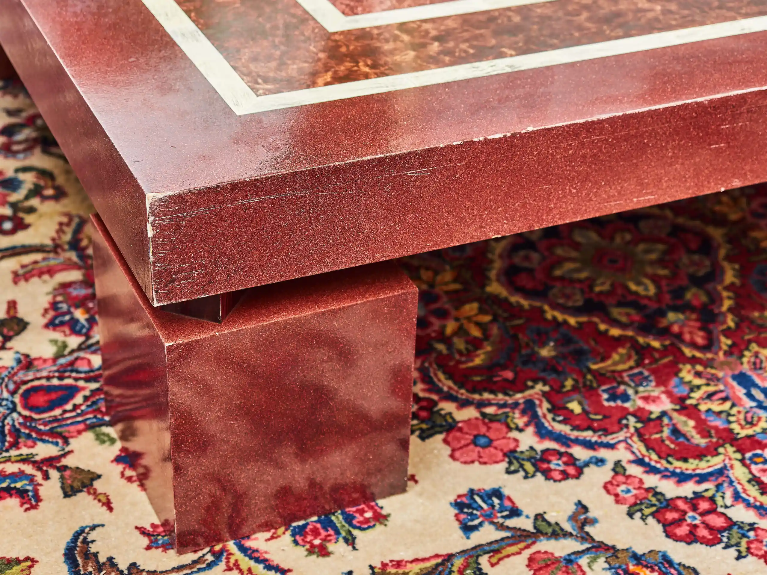 Designový konferenční stolek Maarten Van den Eynde – signovaný originál, 2001