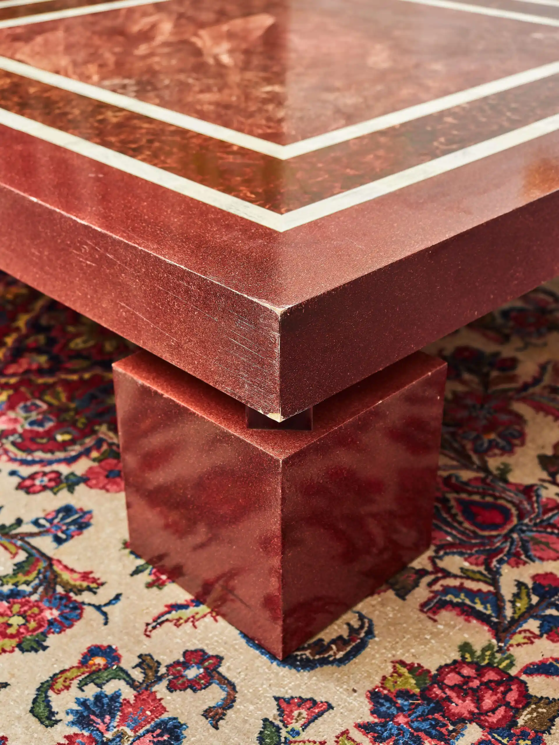 Designový konferenční stolek Maarten Van den Eynde – signovaný originál, 2001