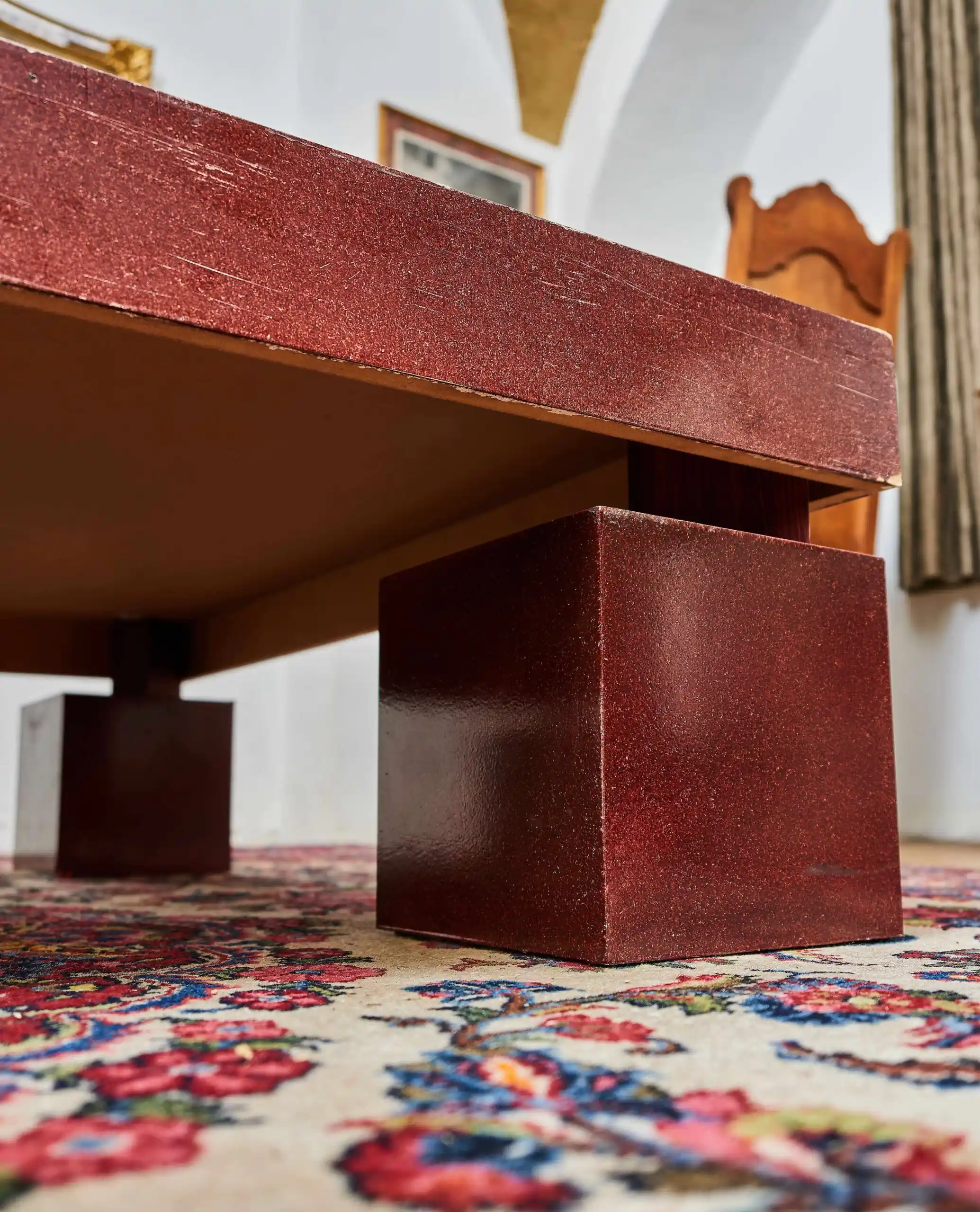 Designový konferenční stolek Maarten Van den Eynde – signovaný originál, 2001