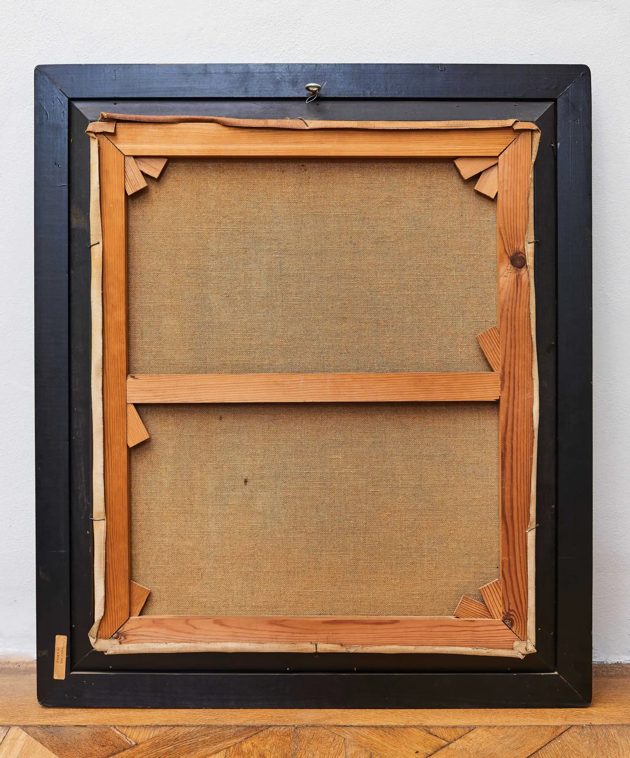 Olejomalba s výjevem z venkovské kuchyně – signováno