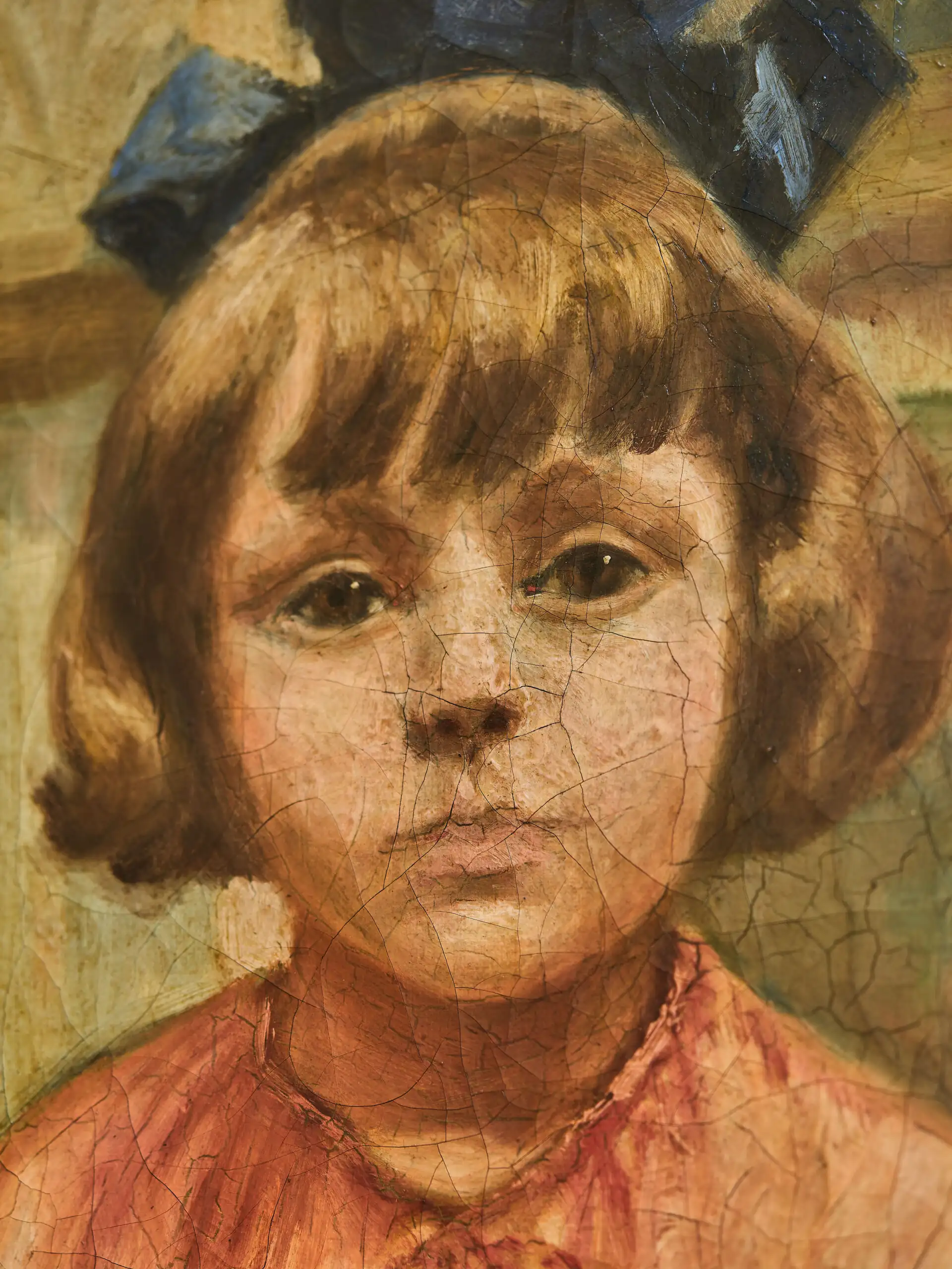 Portrét děvčátka – E. Walraven, 1924