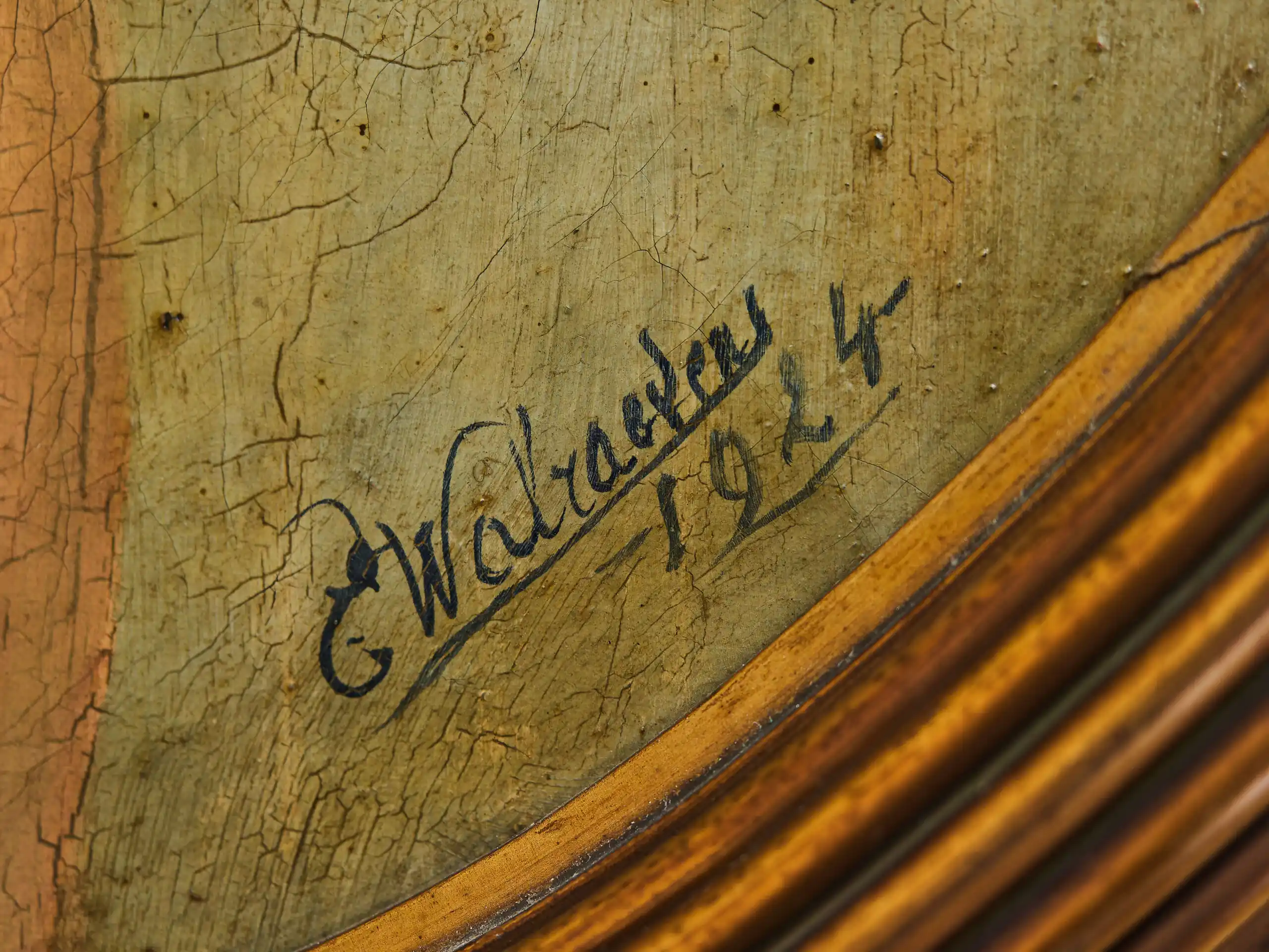 Portrét děvčátka – E. Walraven, 1924