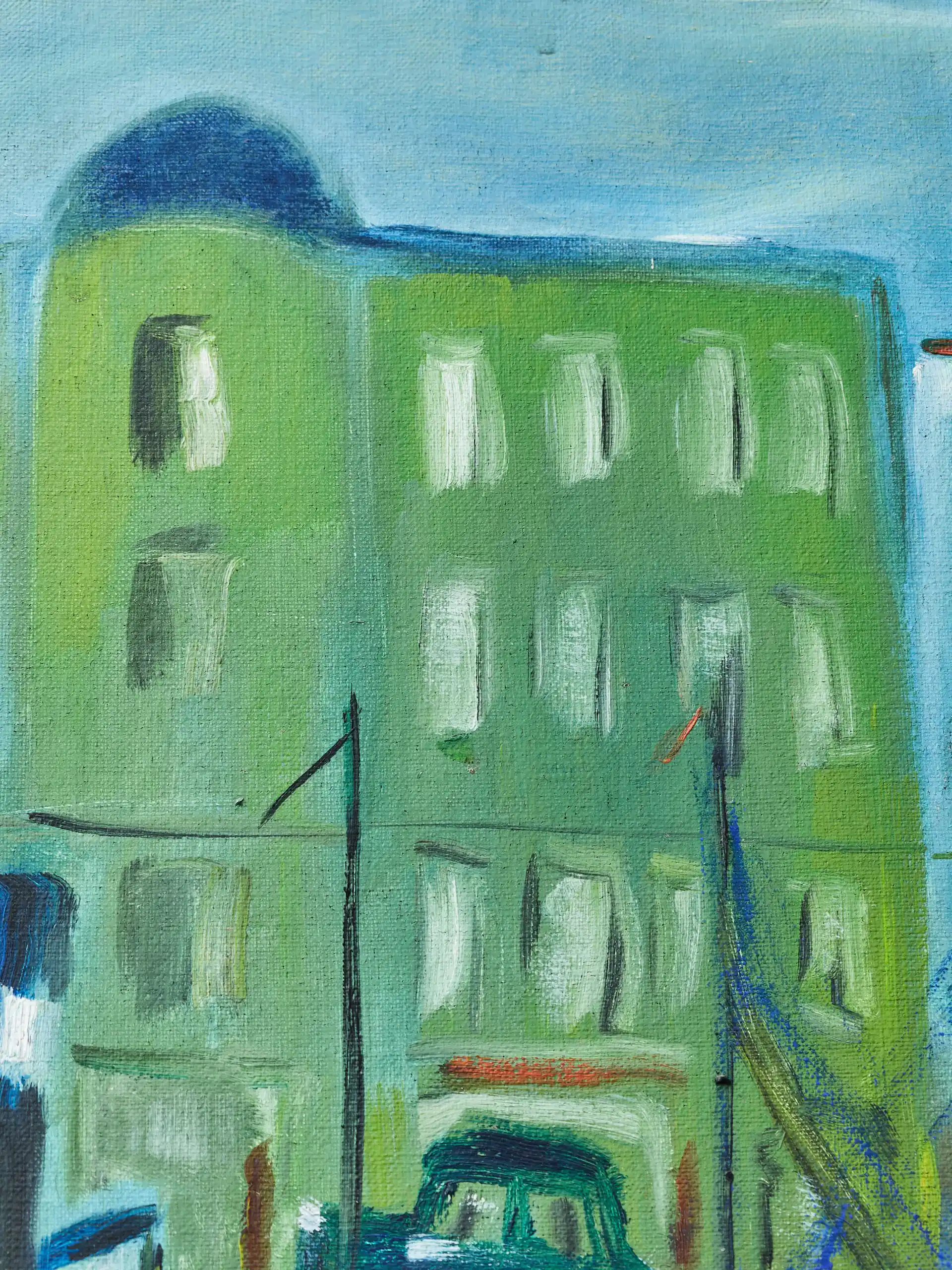 Přístavní město A. Niclass 200 X 75 cm