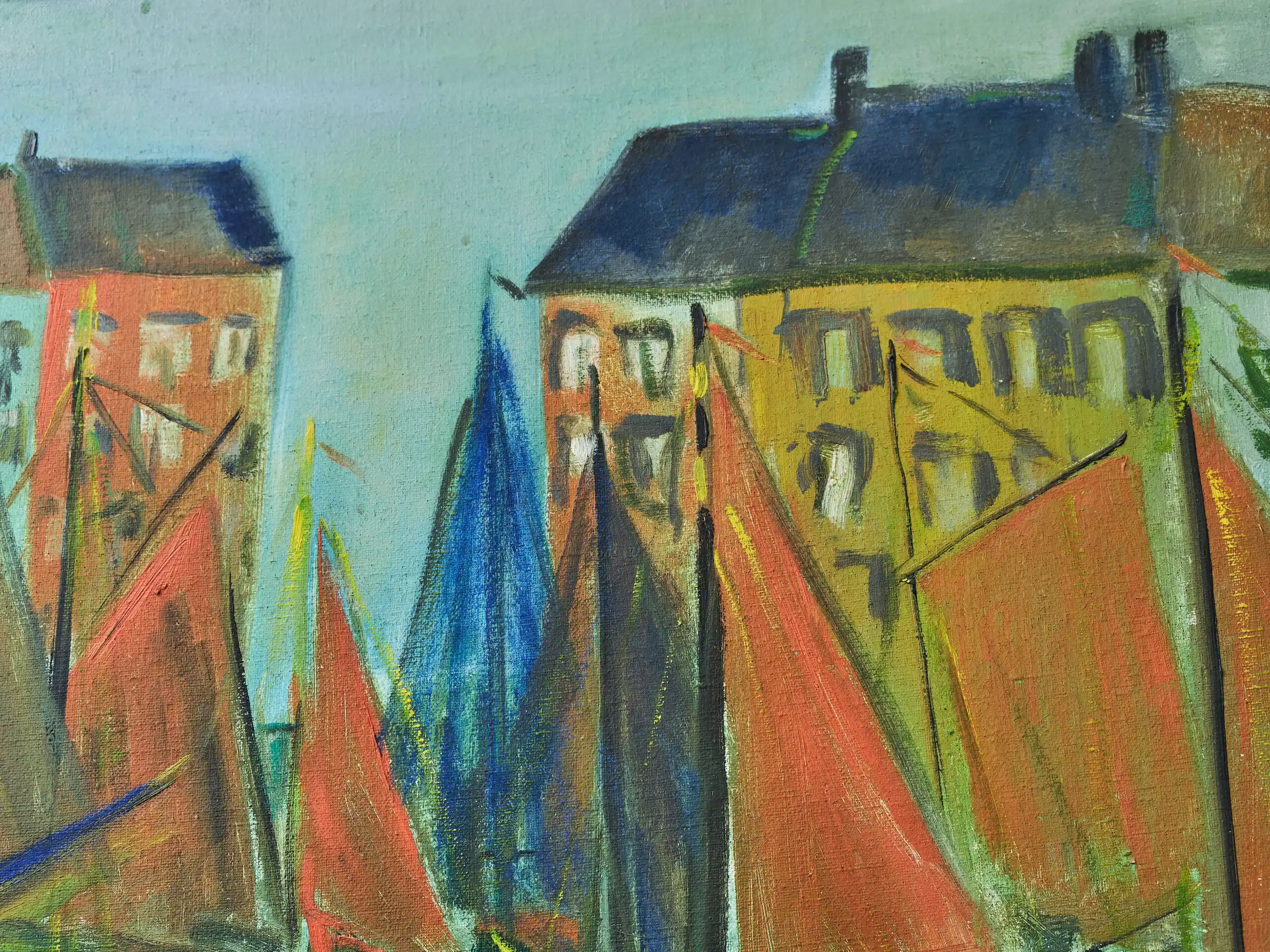 Přístavní město A. Niclass 200 X 75 cm