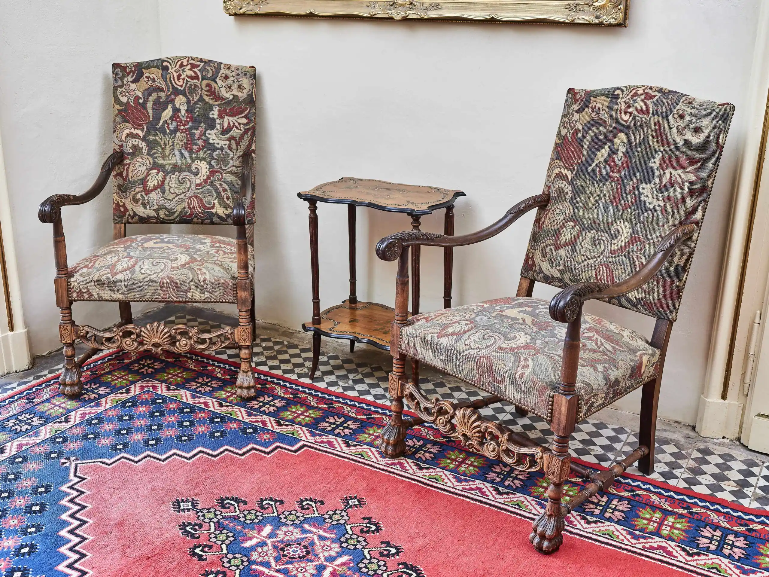 Párová křesla ve stylu Krále Slunce