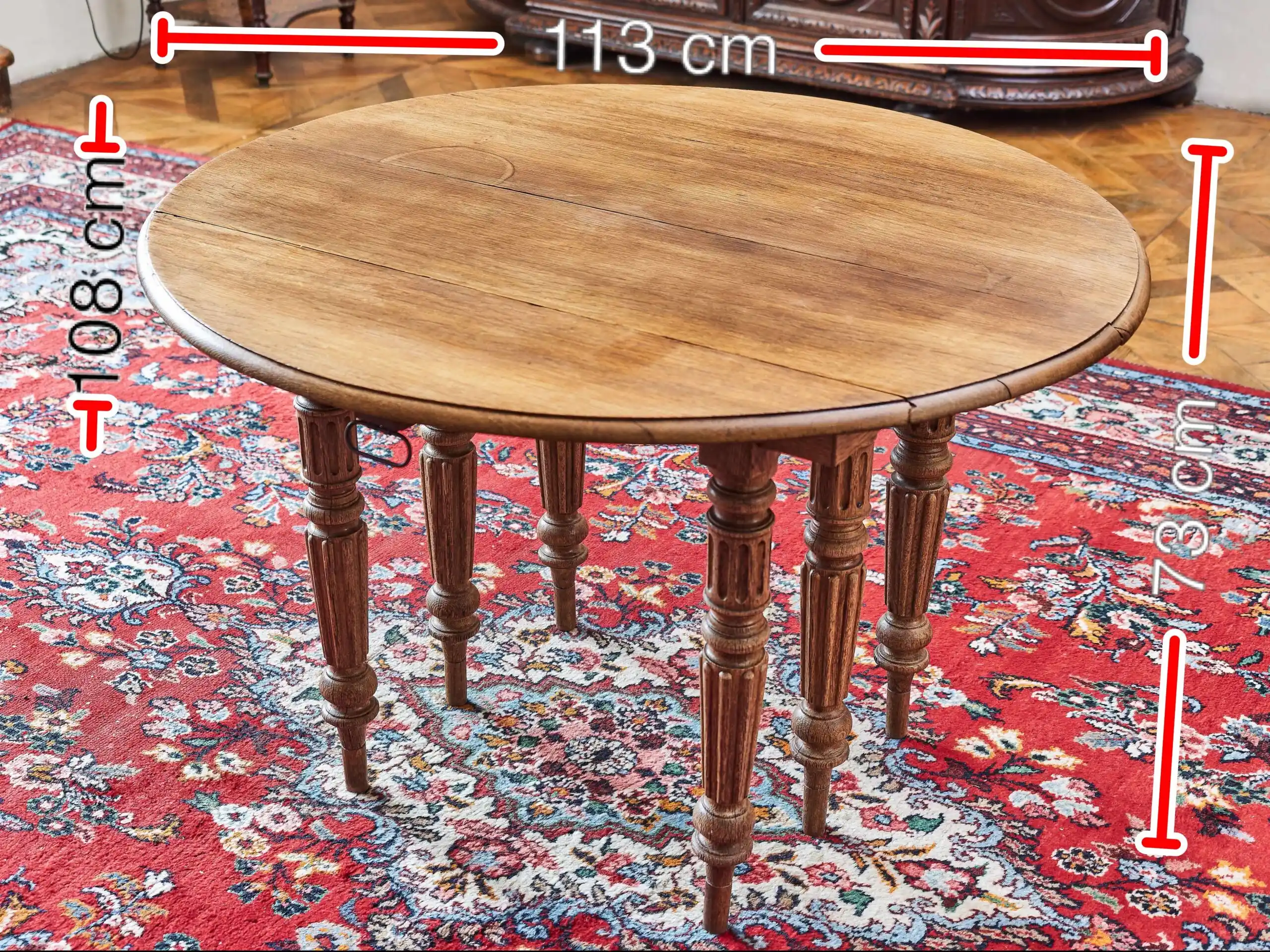Rozkládací dubový stůl Gate Leg Table