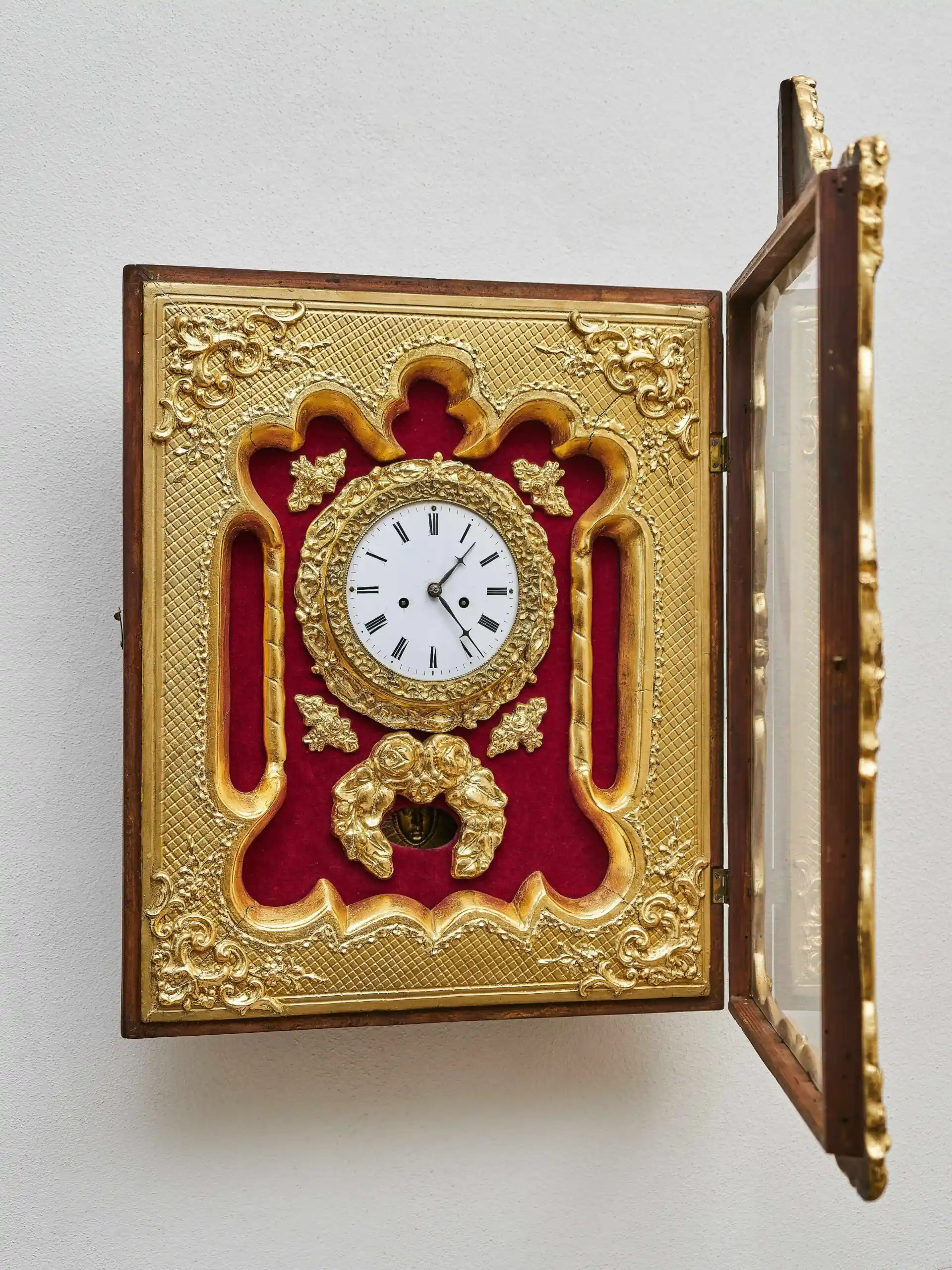 Rámové hodiny F. KUNZ Wien