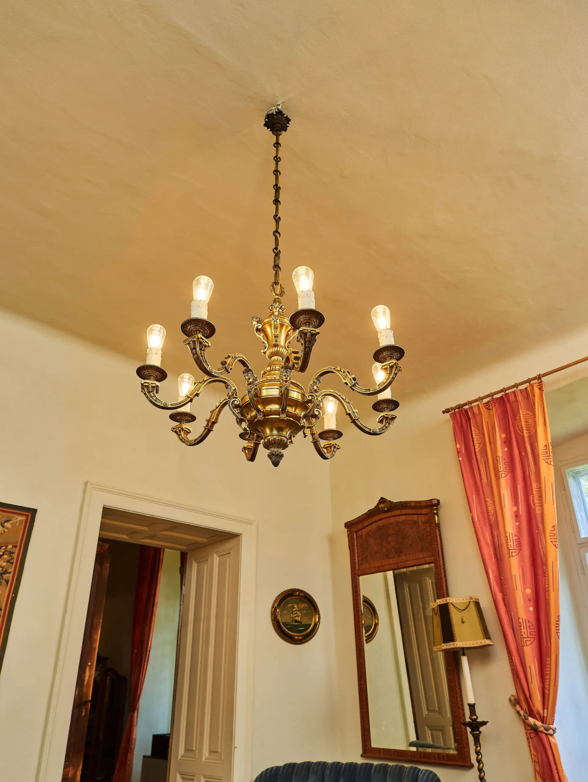 Starožitný francouzský lustr Mazarin