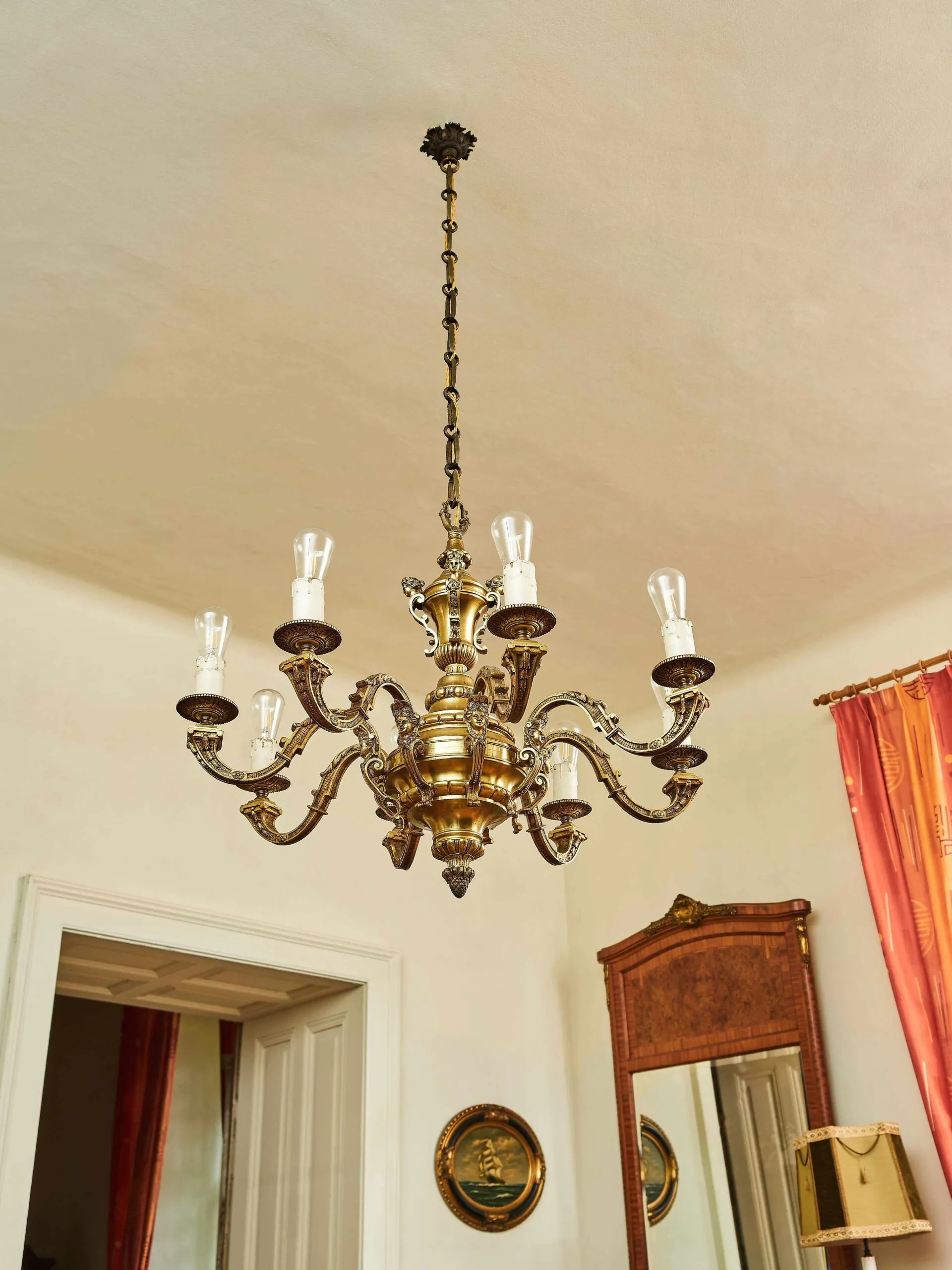 Starožitný francouzský lustr Mazarin