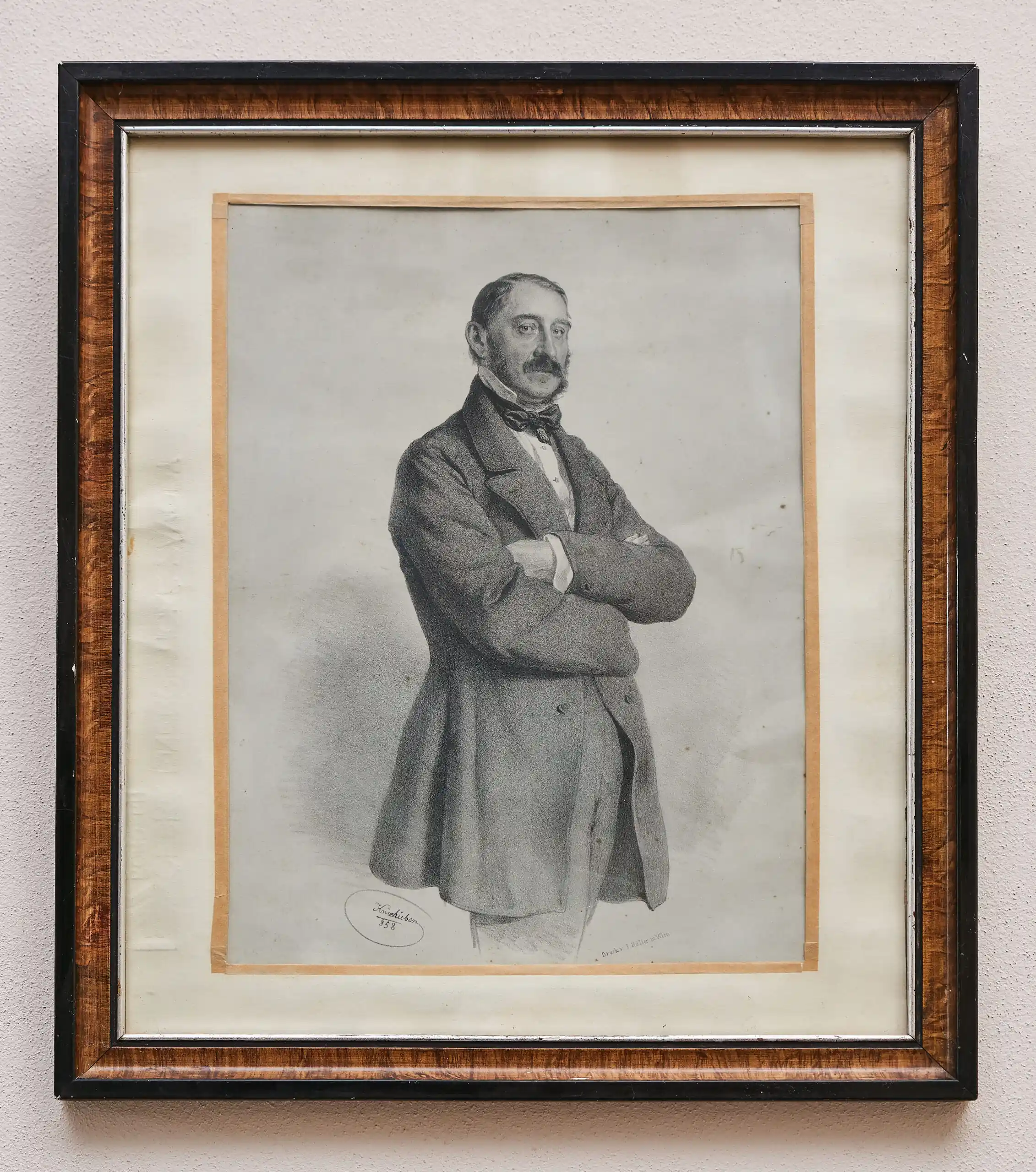 Grafika gentlemana z 19. století Wien